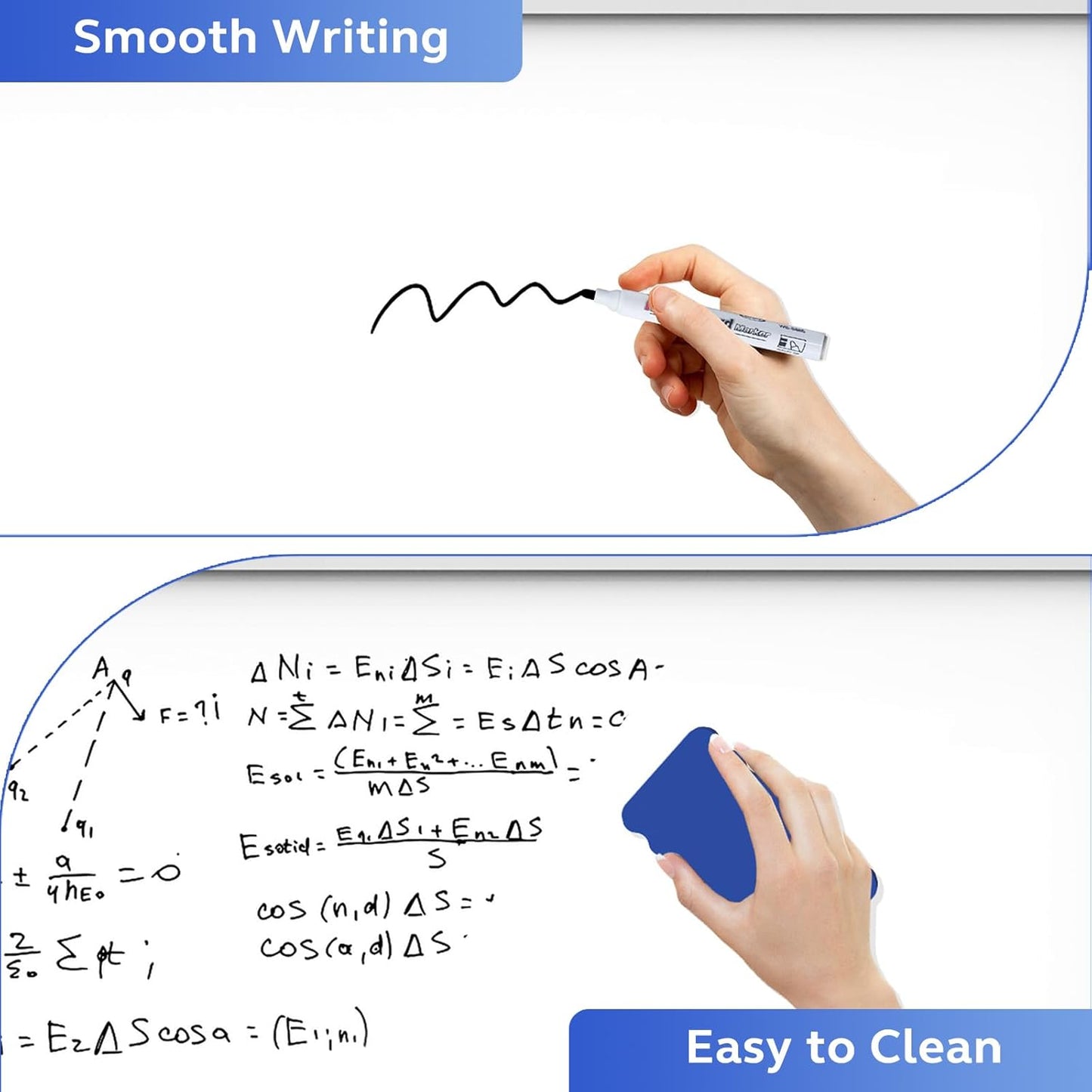 Rolling Whiteboard on Wheels, Double-Sided Magnetic Dry Erase Board with Stand, Mobile White Board for Office, Classroom, Home (28" x 40")
