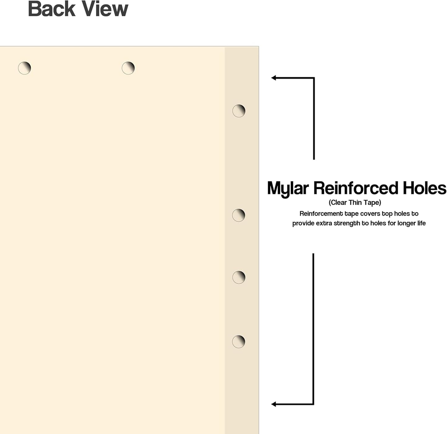 Doctor Stuff - Stock Medical Chart Fileback Divider Sets, 40 Sets of 8 Popular Healthcare Index Tabs, Side Tab, 8-1/2" x 11" with 1-3/4" top Flap Extension for Fasteners