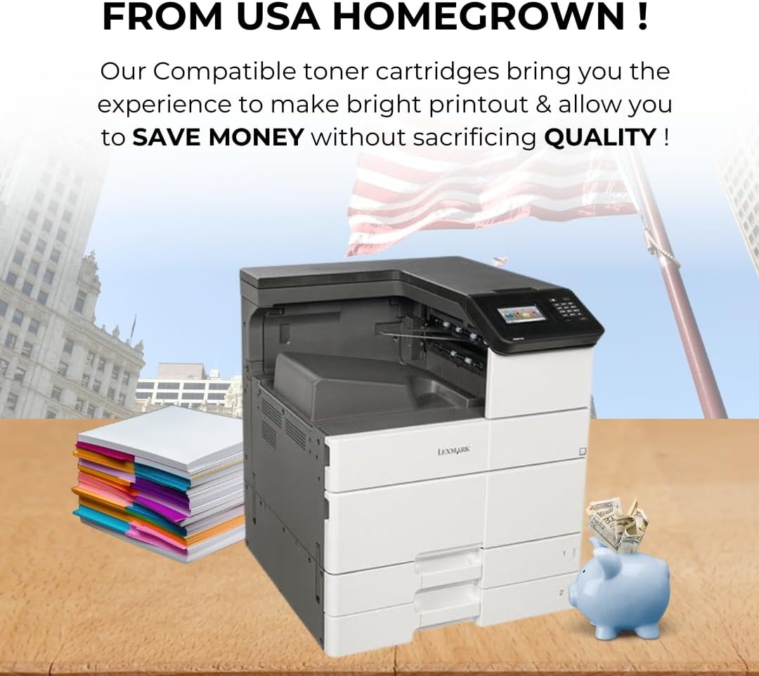 Toner Pros 54G0H00 Toner Cartridge – Compatible for Lexmark MS911 Printer– Yield 32,500 Pages, Black, 1 Pack