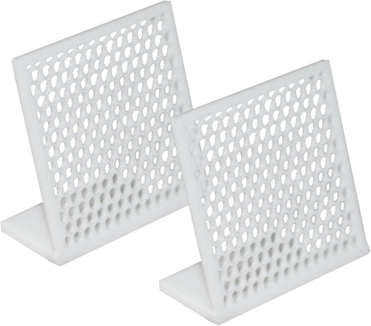 PIAOLGYI Pin Display Stand,Pin Board for Desktops & Shelves,Pin Holder Display for Badges Pins Collectible(White)