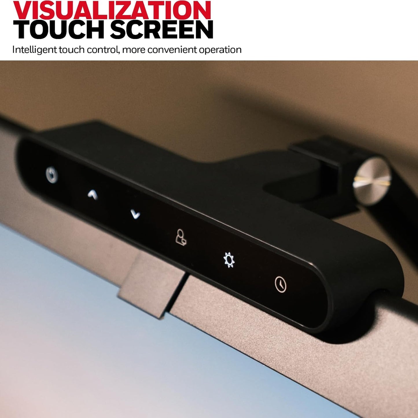 Honeywell LED Desk Lamp with Base - HJ1BK Sunturalux Eye-Caring Architect Desk Lamp for Home Office, 1200LM Computer Desk Light 4 Color Modes Stepless Dimming Task Desk Light with Timer Function Black