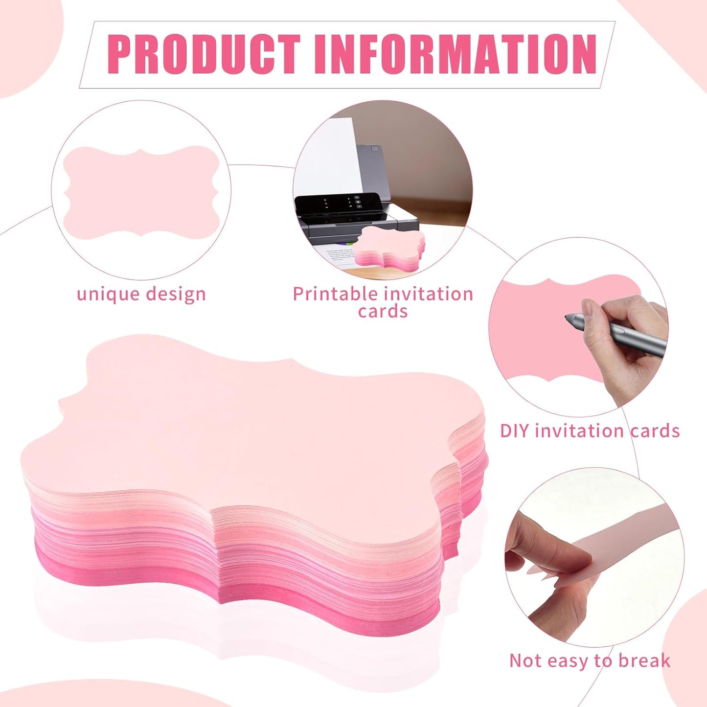 150 Pack Pink Index Cards 3x5 Colored Blank Index Cards Lavender Cardstock Wedding Tropical Pink Index Cards Invitation Cards Thank You Notes Cards For School Office Studying Kids Nursing Students