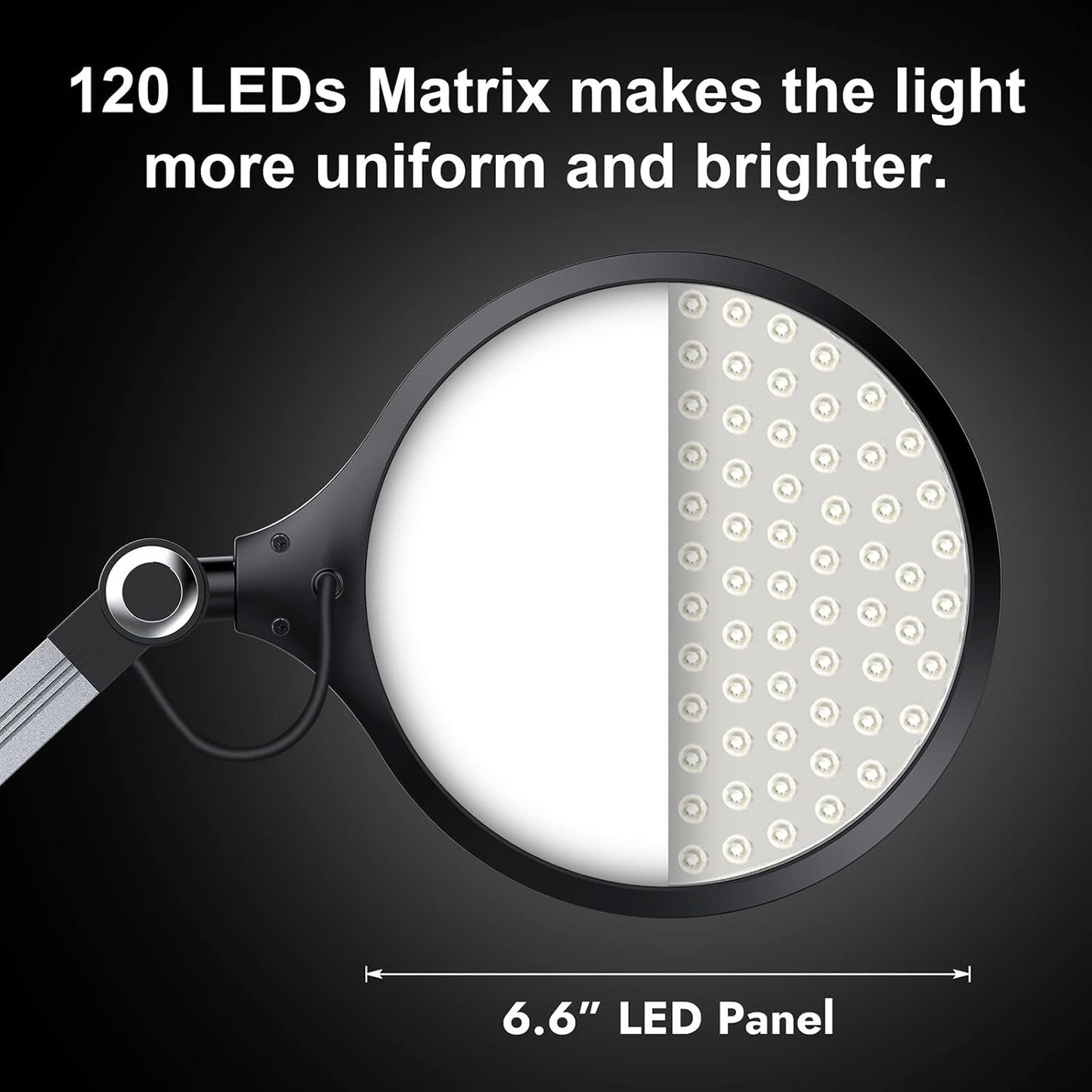 Desk Lamp,Led Architect Desk Lamp,Desk Lamps for Home Office,Table lamp with Wireless Charger & Adjustable Swing Arm,Touch Control, 3 Lighting Mode,5 Brightness,Eye-Caring Office Lamp