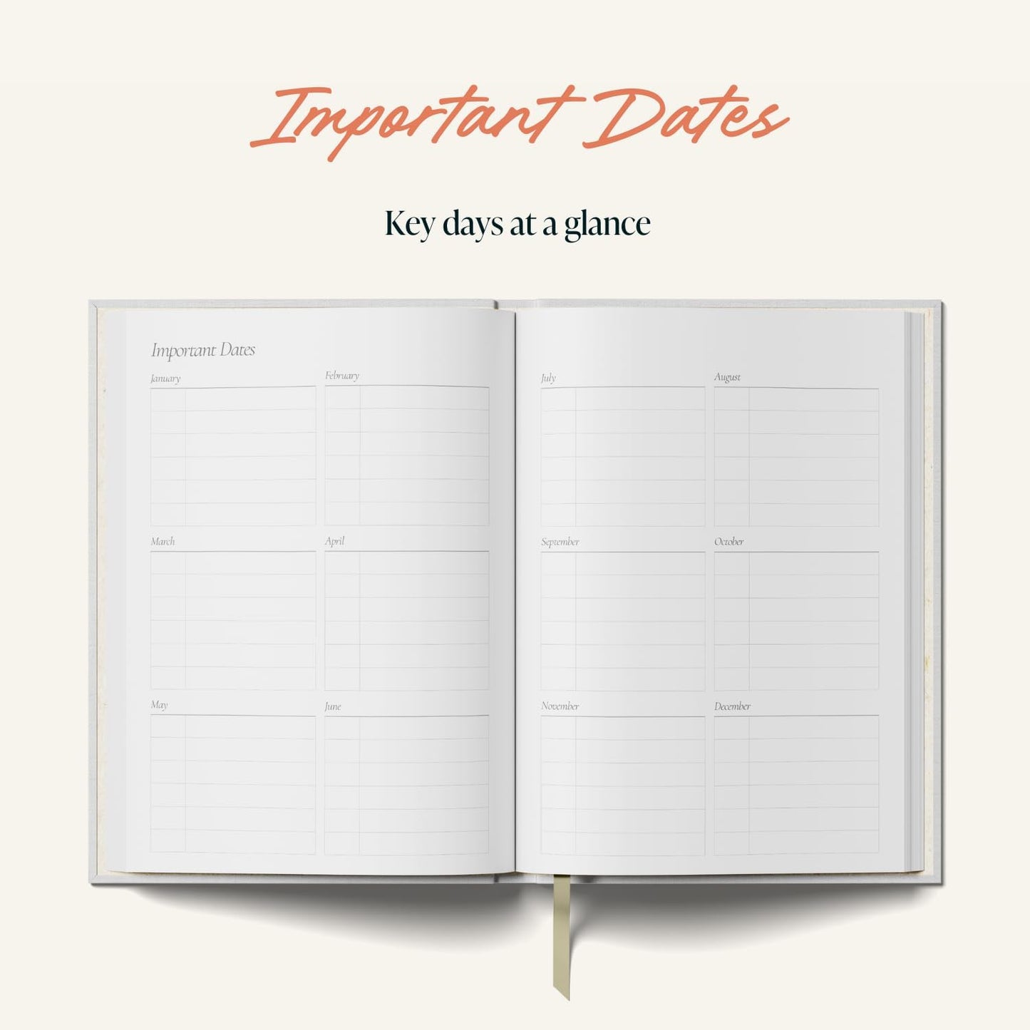 Yop & Tom Undated Daily Planner (A5) - Productivity Planner - Weekly and Daily Organizer with Time Slots - Cherries