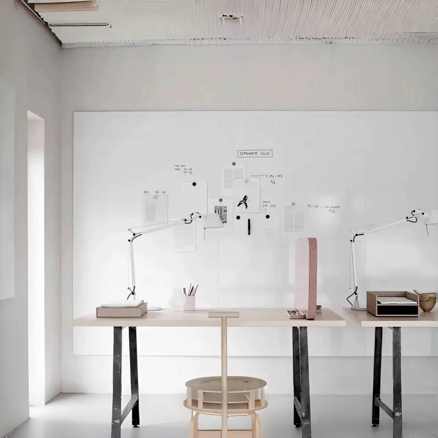 Magnetic Dry Erase Whiteboard 18"x12"- Self-Adhesive Flexible Wall Board Kit with 11 Markers, 6 Magnets, Magnetic Eraser & Holder - Ultra Smooth Writing,Effortless Clean for Office, Home, School