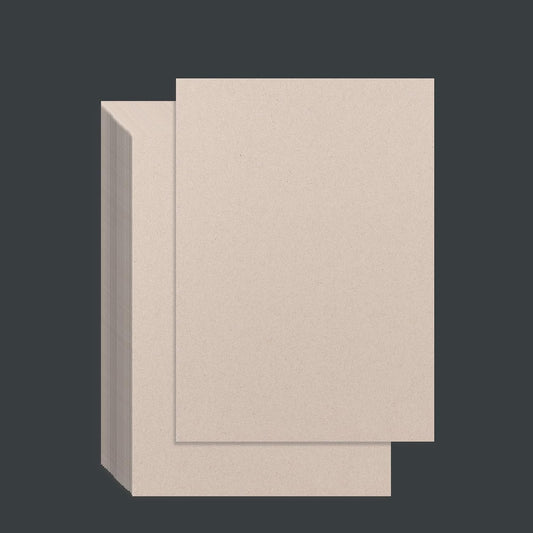 25 Pcs Book Board, Binder Board, Cover Board, Heavy Duty Chipboard for Book Binding, DIY Cardboard (Gray, A4 80PT)