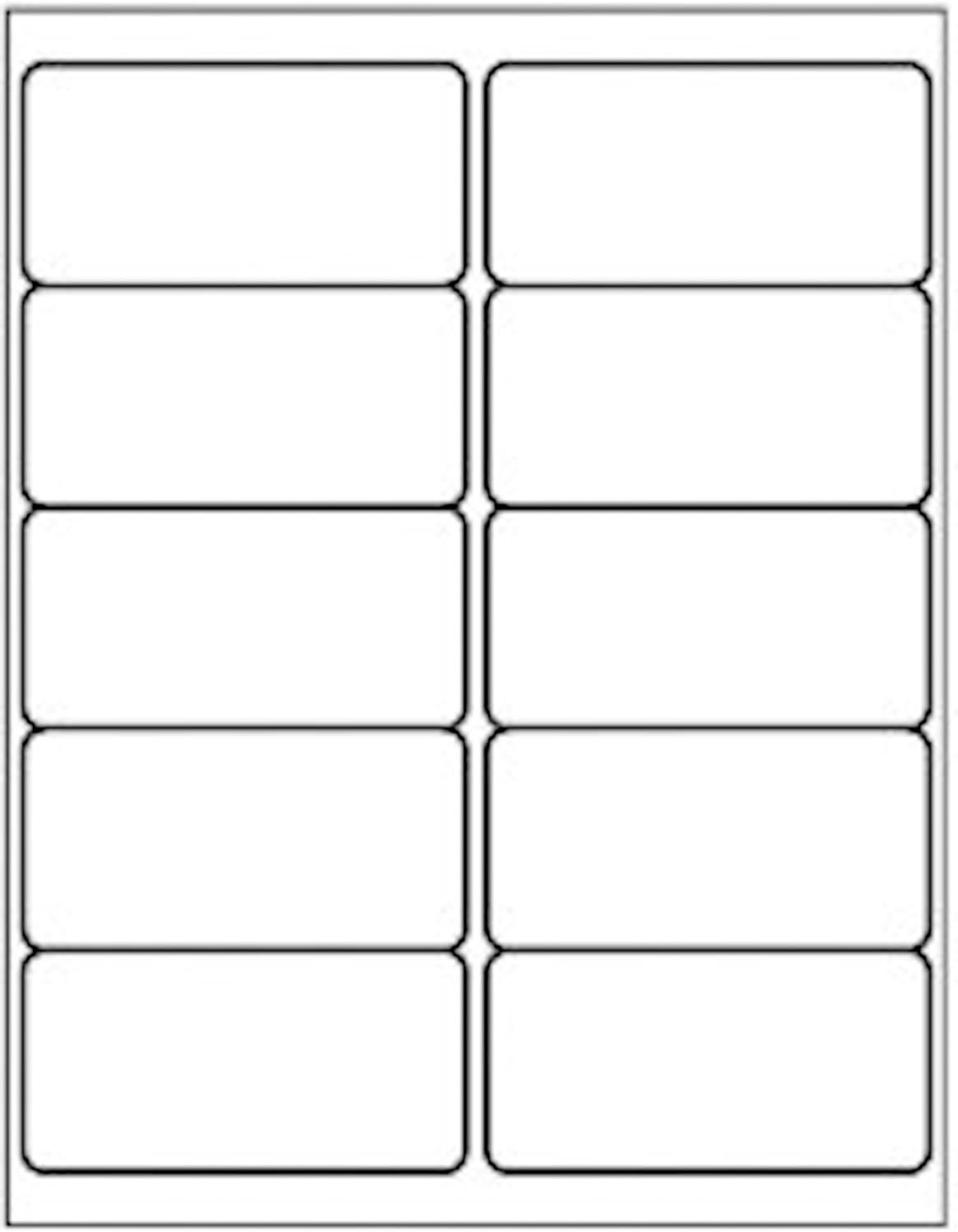 10 Up - Shipping Address Labels - 2" x 4" - 50000 Labels