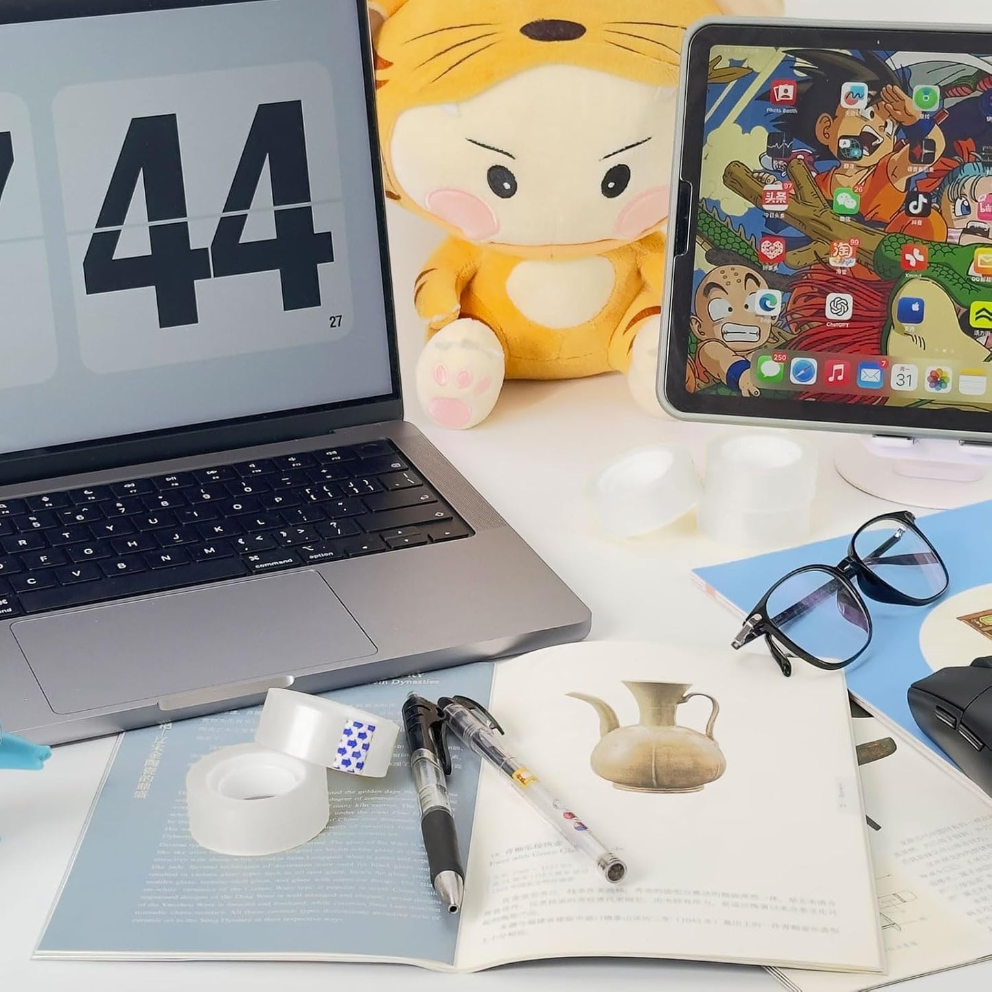 72 Rolls Clear Tape Refills, Bulk Transparent Tape for Dispensers, Stationery Gift Wrap Tape for School, Home, Office, High Viscosity, Odorless, 1 Inch Core, 3/4 x 800 inches