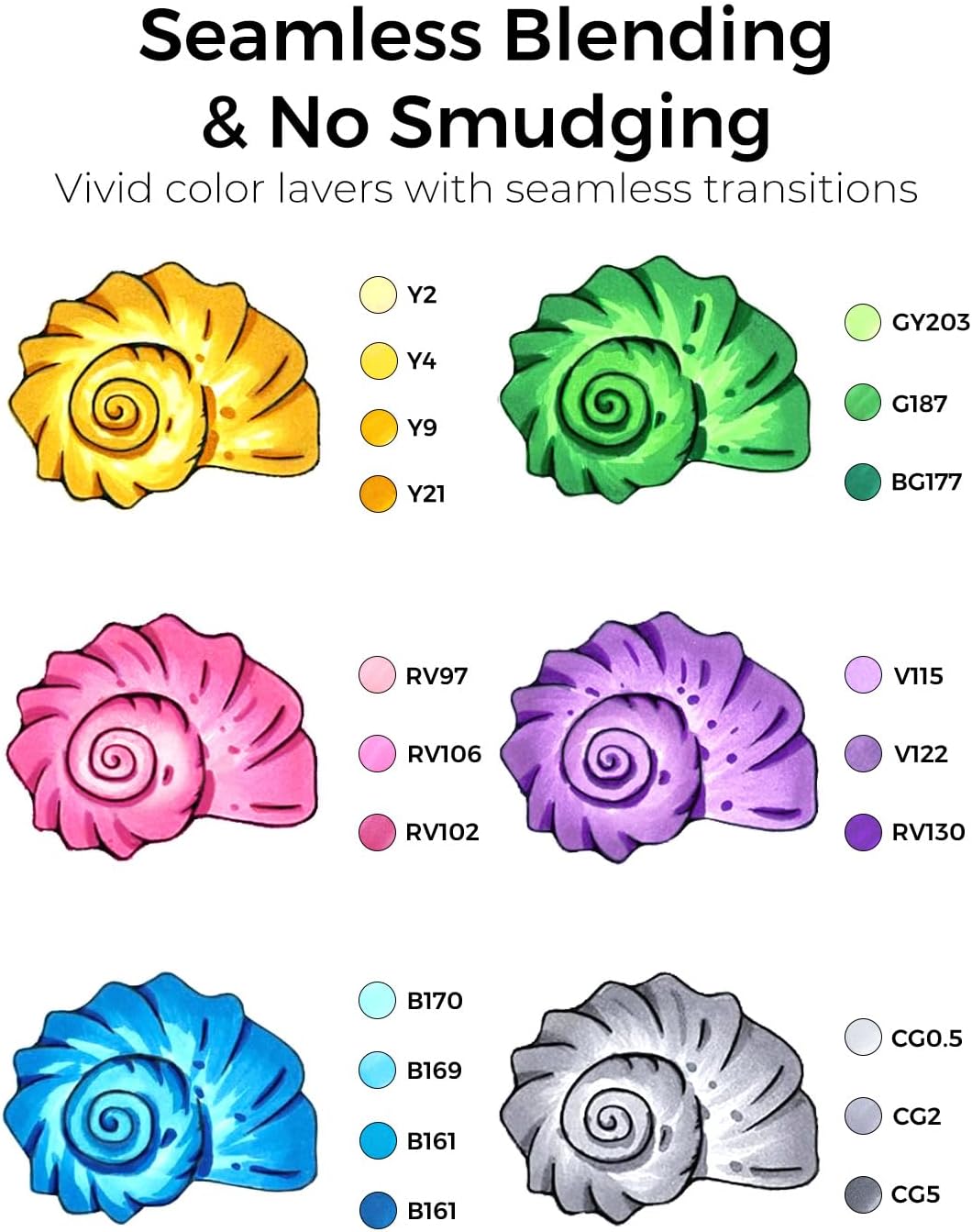 JusArt Alcohol Brush Markers, 72 Colors Dual Tip Art Markers with Brush & Chisel, Alcohol Based Marker Set for Adult Coloring Books, Drawing, Illustration, Sketching, No Bleed Ink Art Supplies