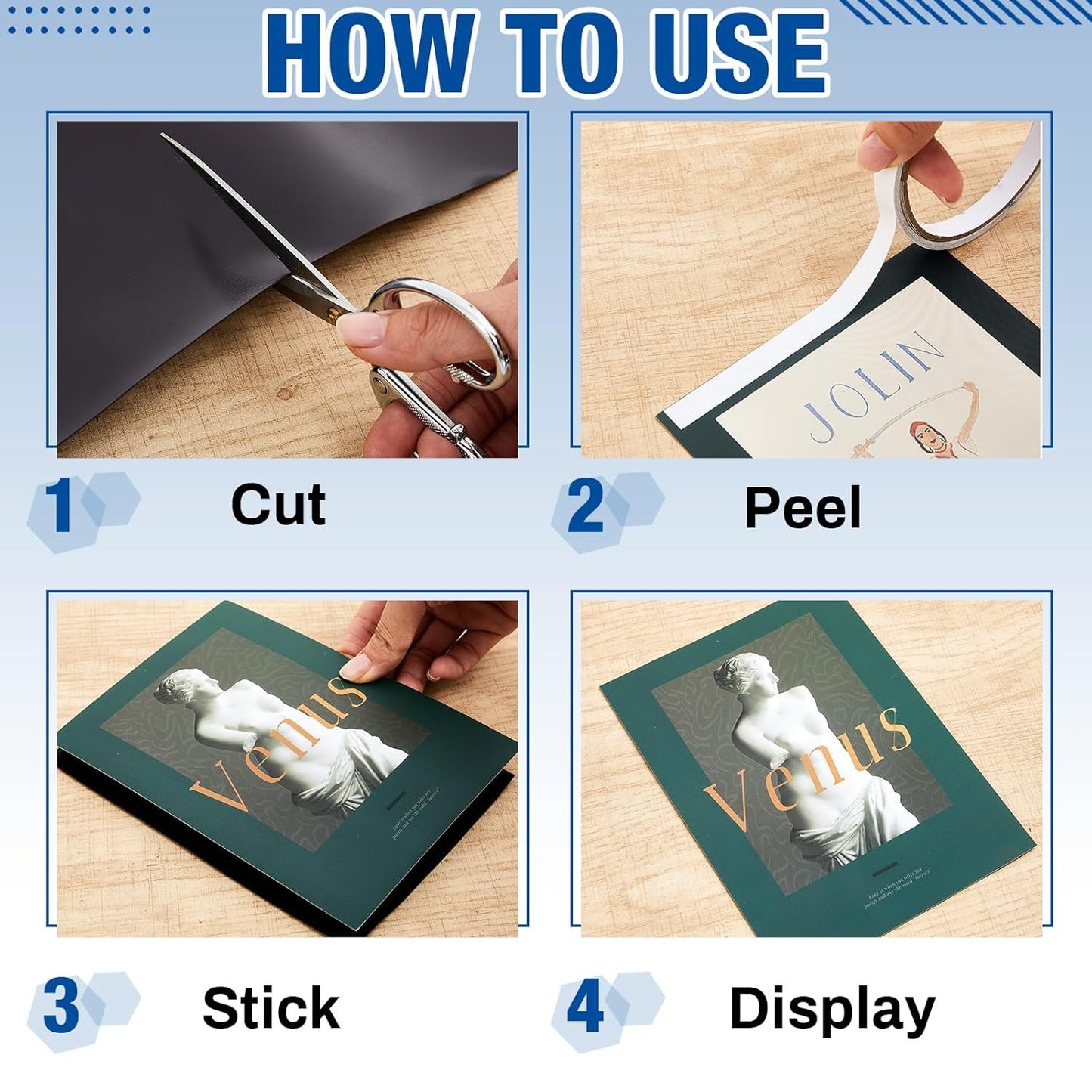 Amylove 20" X 5 ft Extra Large Magnetic Sheets for Crafts Non Adhesive 30 Mil Flexible Sheets for Die Cuts Arts Crafts Refrigerator and Metal Cutting Die Storage