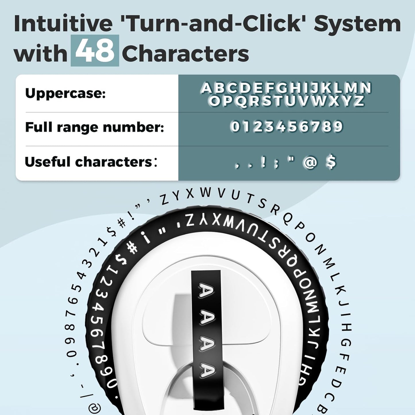 Embossing Label Maker Machine with Tapes, Vintage Retro Embossed Label Maker Punch, Old School Manual Embosser Labeler with 5 Rolls 3D 3/8" Emboss Black Tapes for Home DIY Kids School Items