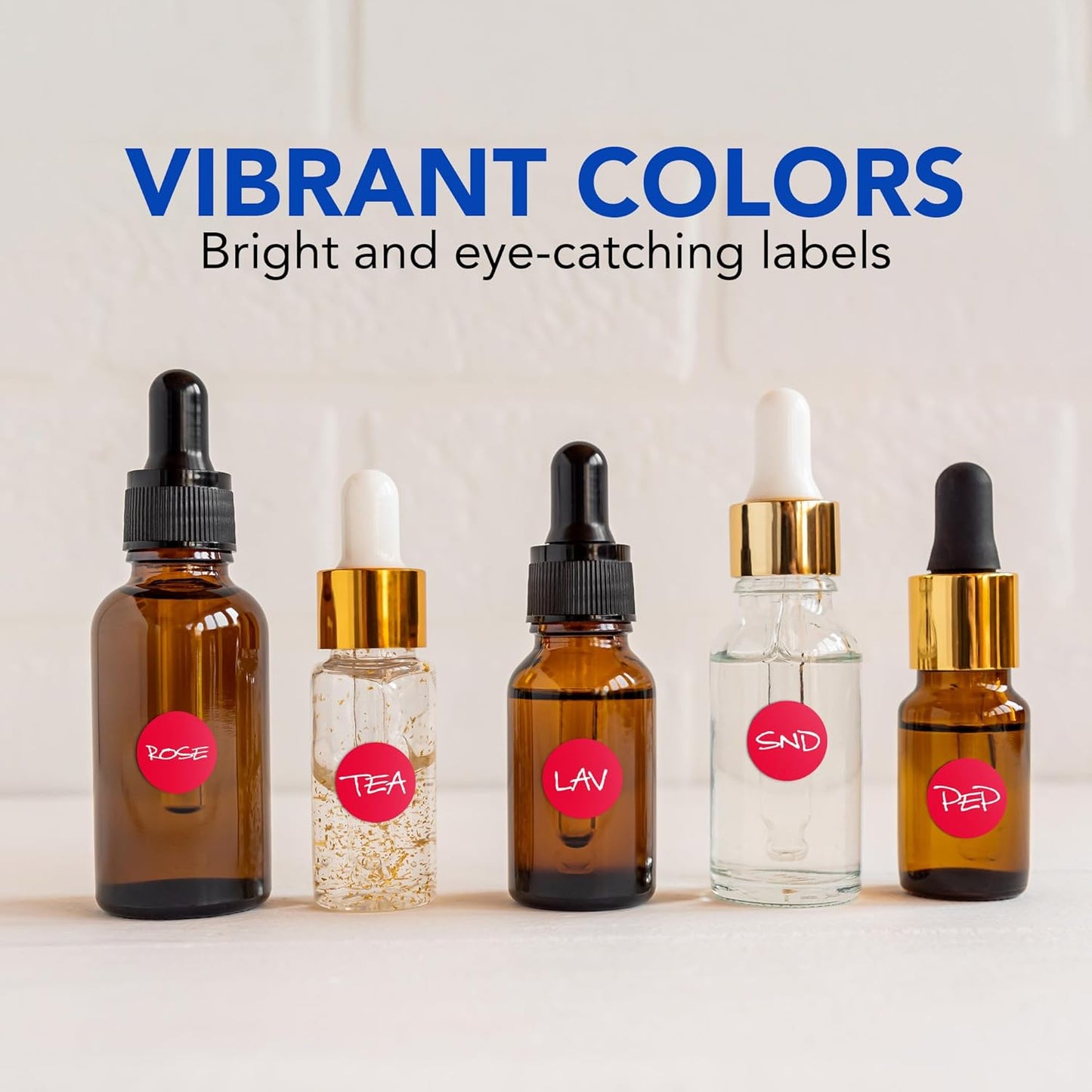 Perco Red 1/2-Inch Round Circle Dot Sticker Labels with Easy Peel Perforation - 3,000 Labels per Roll - Strong Adhesion, Vibrant Colors for Organizing, Crafting & More - Made in USA