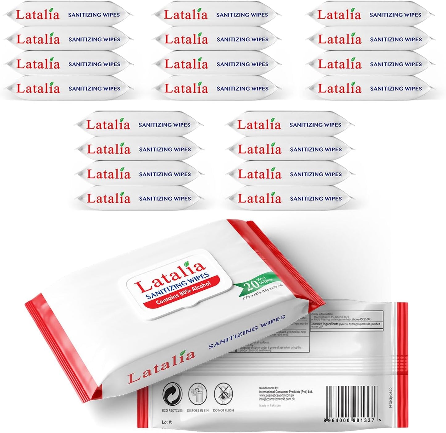 Hand Wipes | 80% Alcohol Hand Sanitizer Wipes for Hands & Face Moisturizing, Gentle, Convenient and Fragrance Free (400 Counts)