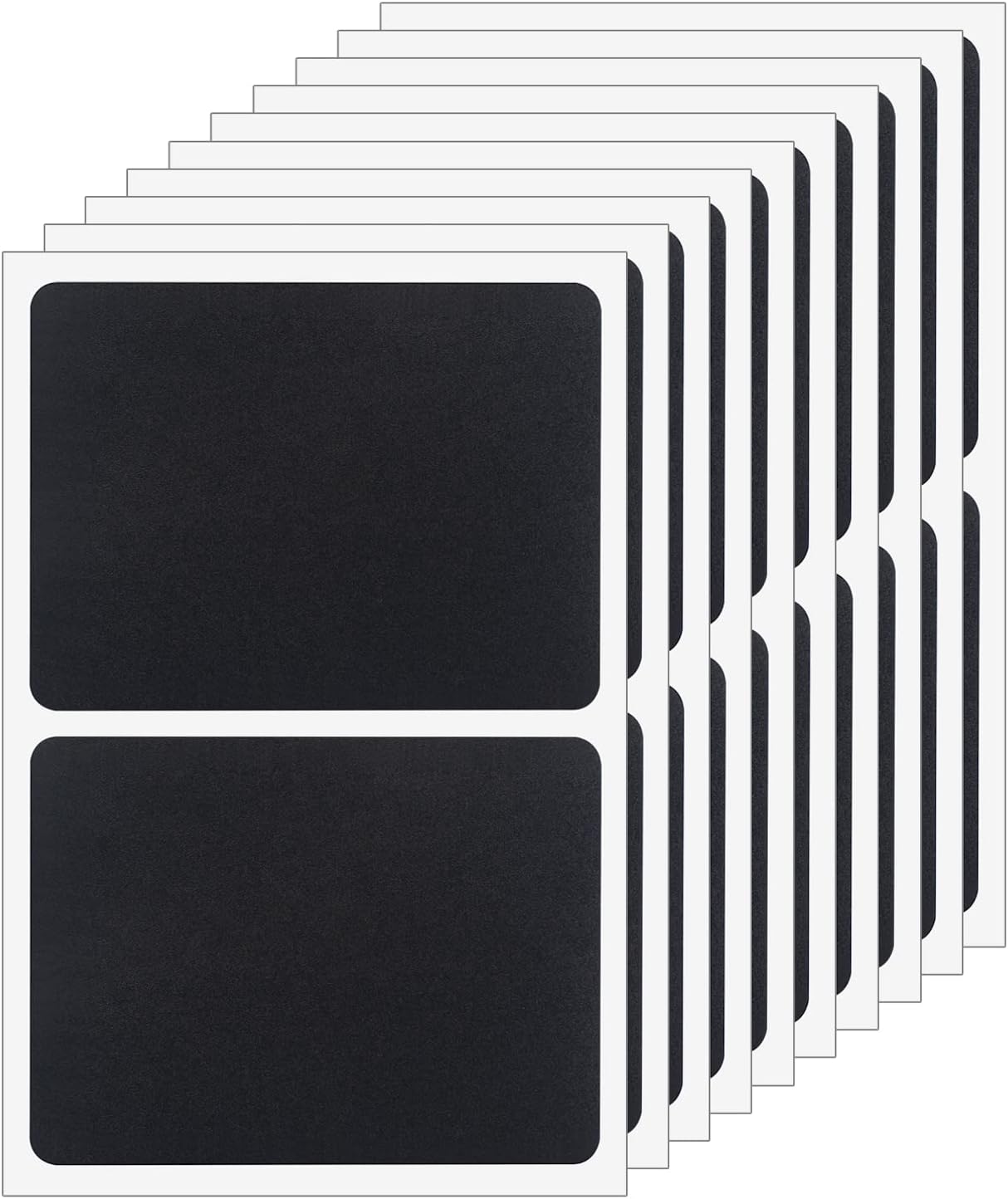 ONUPGO Chalkboard Labels (48 Pack), Reusable Blackboard Stickers, Waterproof Chalkboard Sticker for Jars, Parties Decoration, Craft Rooms, Weddings, Storage, Organize Your Home & Kitchen(4"x3")