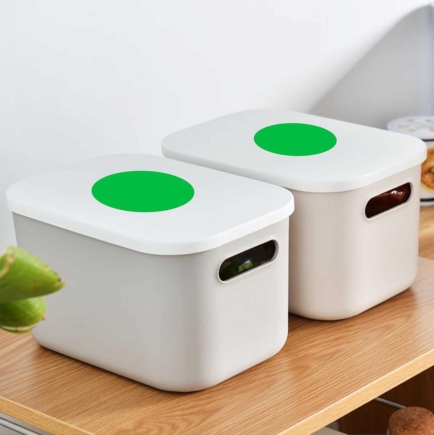 PARLAIM 2" Color-Code Circle Dot Labels in Dispenser Box, 500 Green Colored Stickers, 2 inch Diameter for Inventory Package Box Office School