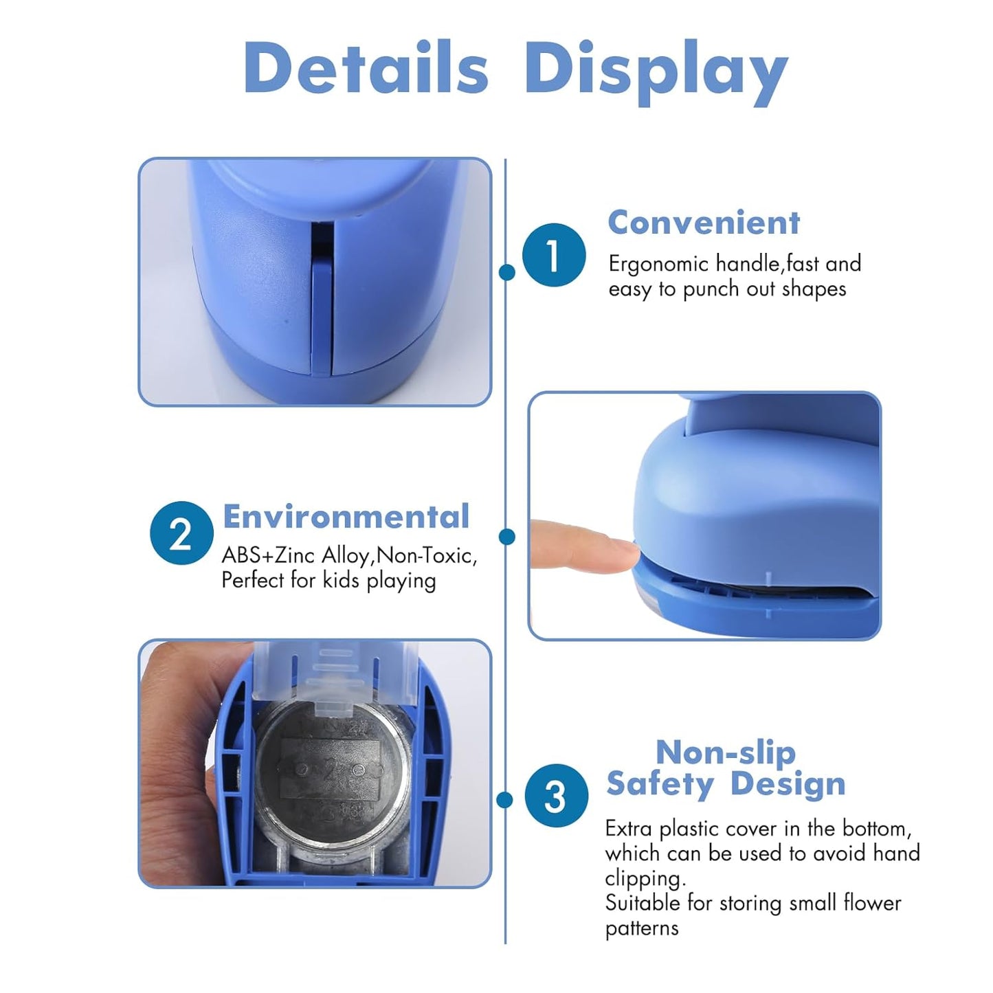 LOONENG 3/8 Inch Circle Paper Punch - Create Perfect Circles for Handmade Craft Projects - Ideas for Scrapbooking, Card Making, DIY Photo Albums, Gift Tags, Homemade Confetti