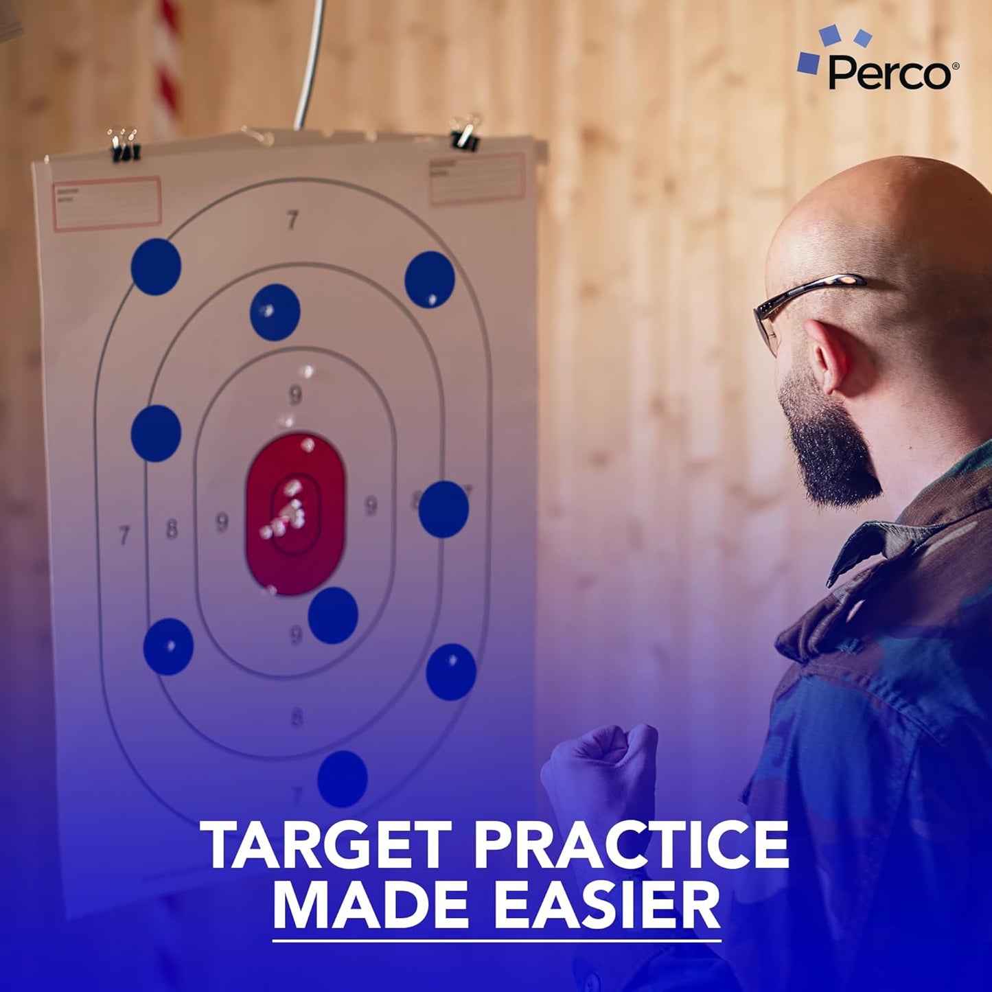 Perco Dark Blue 2-Inch Round Circle Dot Sticker Labels - Multi-Roll Pack (3 Rolls, 500 Labels Each) - Permanent Adhesive, Vibrant Colors, Strong Hold - Perforated for Easy Use - Made in USA