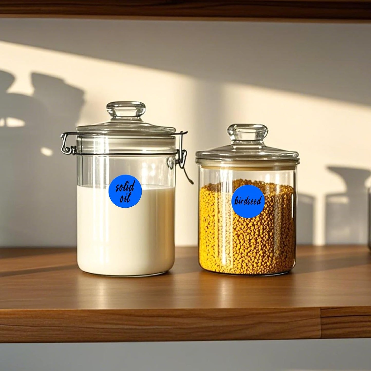 500 PCS Color Coding Round Stickers 2 Inch Vinyl Blue Dot Sticker Removable Writable Circle Labels for Office Inventory Garage Yard Sale Tag