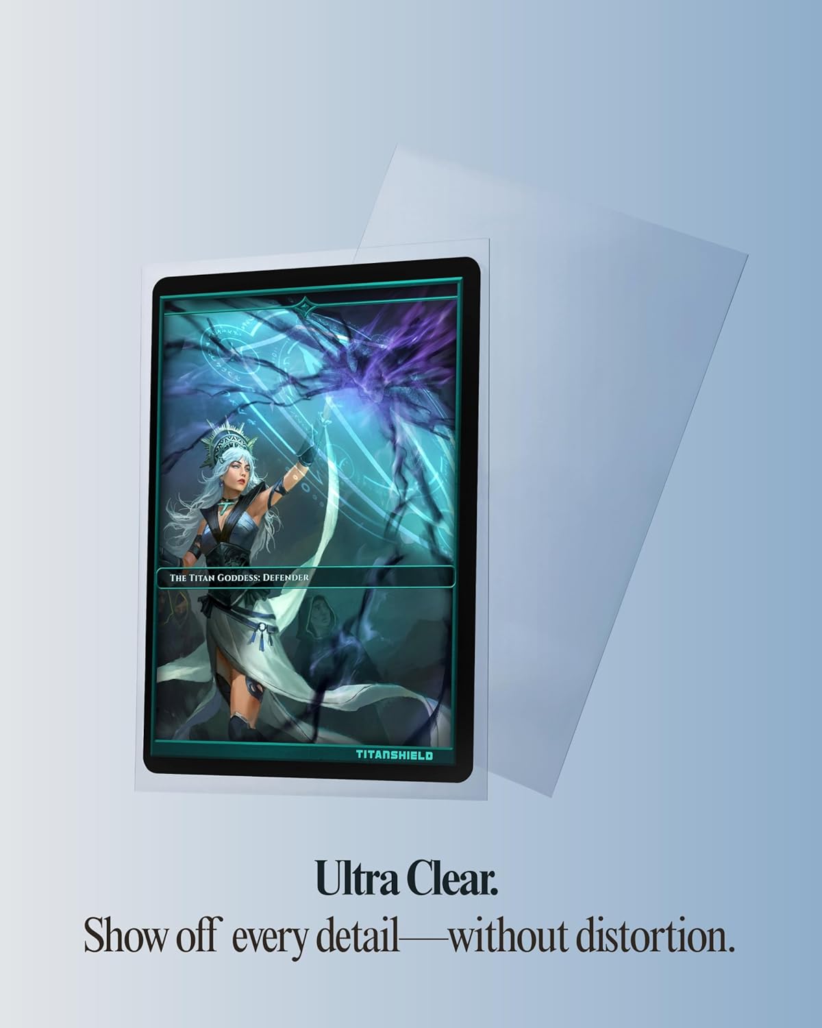 TitanShield 125 Count 60-Microns Thickness Soft Penny Card Sleeves 2-5/8” x 3-5/8” (67x94mm), Ultra Clear