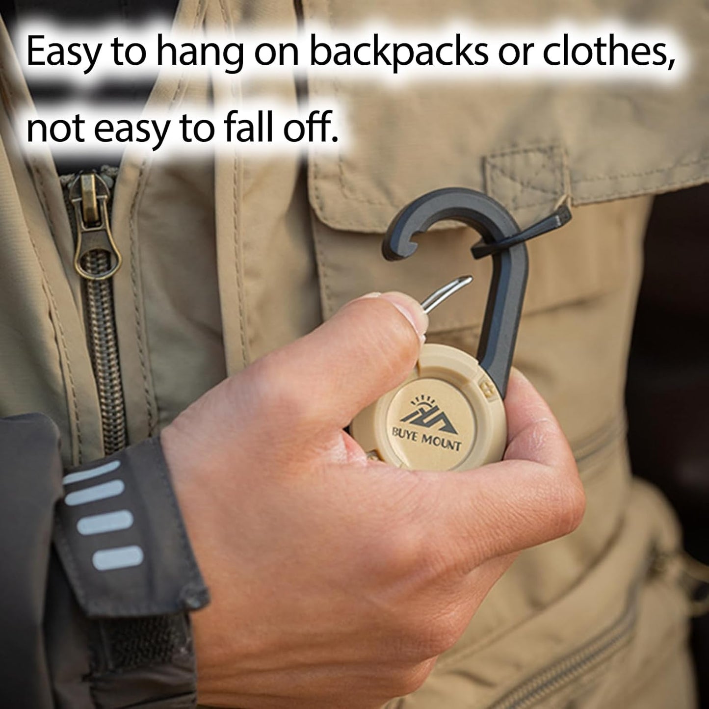 Retractable Keychain Heavy Duty, Multitool Carabiner Badge Holder, Retractable Keychain Clip Id Holder, Upgraded 58cm Stainless Steel Cord, Suitable for Men and Women Yellow