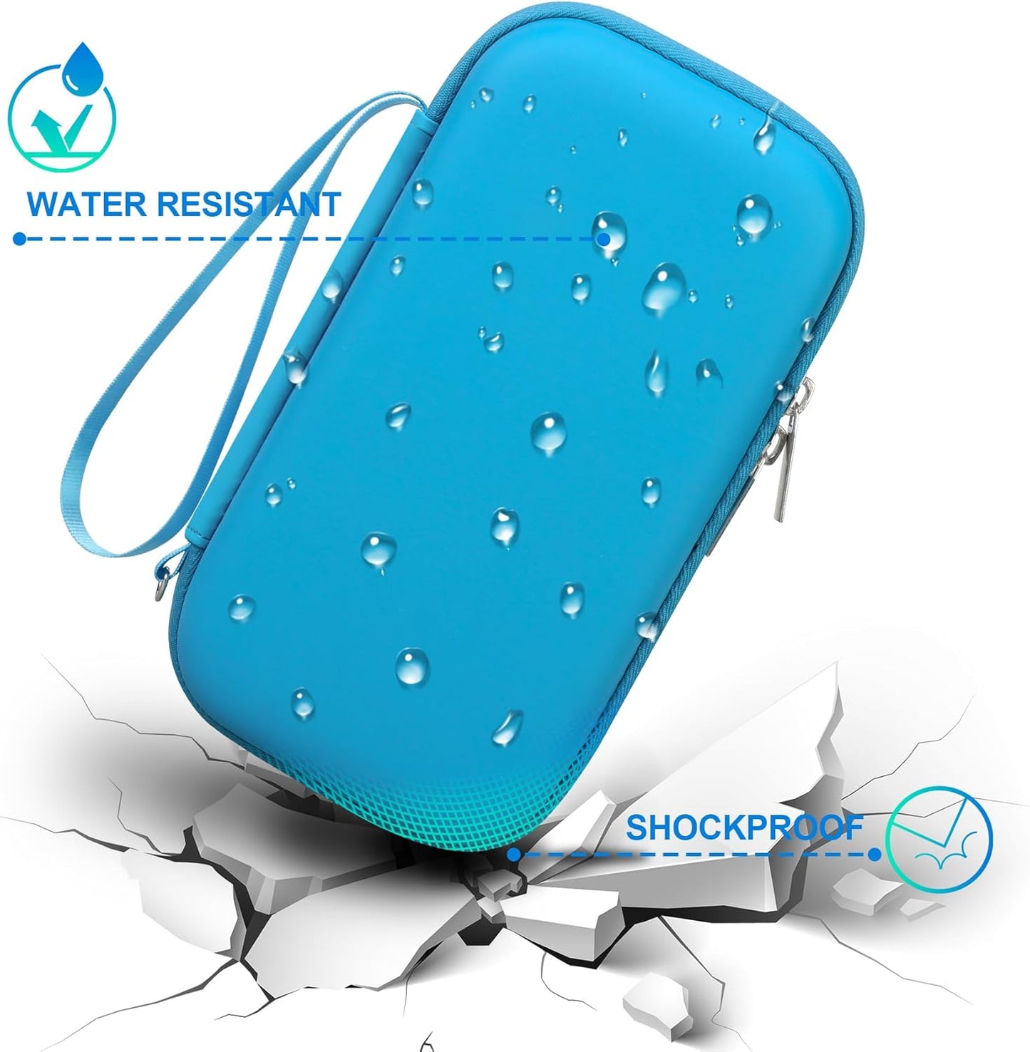 BOVKE Hard Case for TI-30XIIS TI-30XS TI-30Xa TI-36X Pro Scientific Calculator, Blue