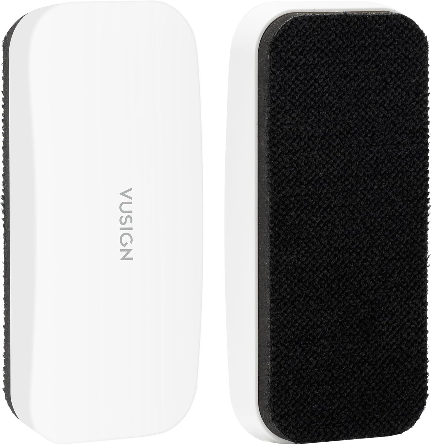 VUSIGN Magnetic Dry Erase Whiteboard Eraser, Glass Board Eraser for Dry Erase Board, Glass Board, Calendar Board, Office, Home,School Supplies, 2 Pack