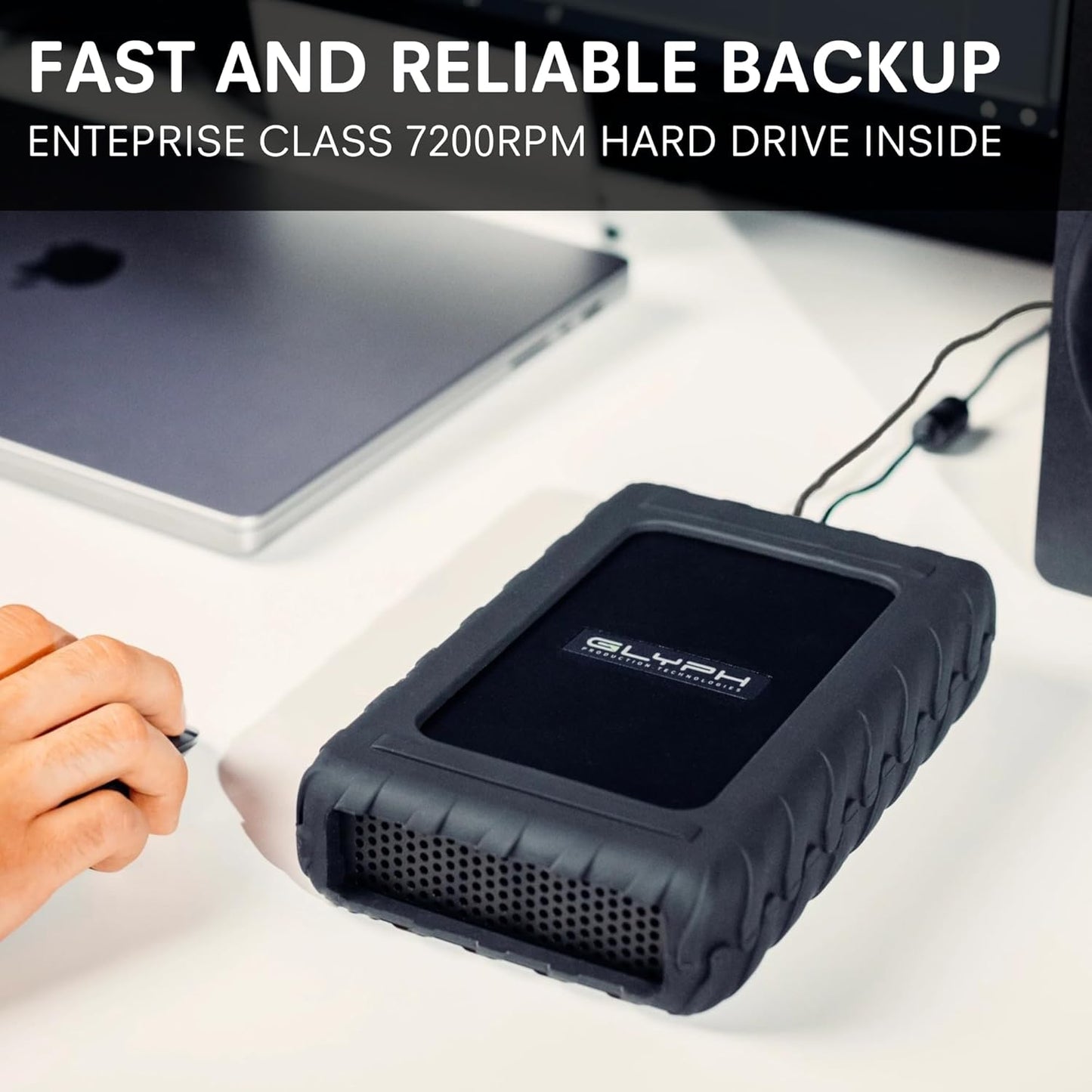 Glyph BlackBox Pro External Hard Drive 7200 RPM, USB-C (3.1,Gen2) (8TB)