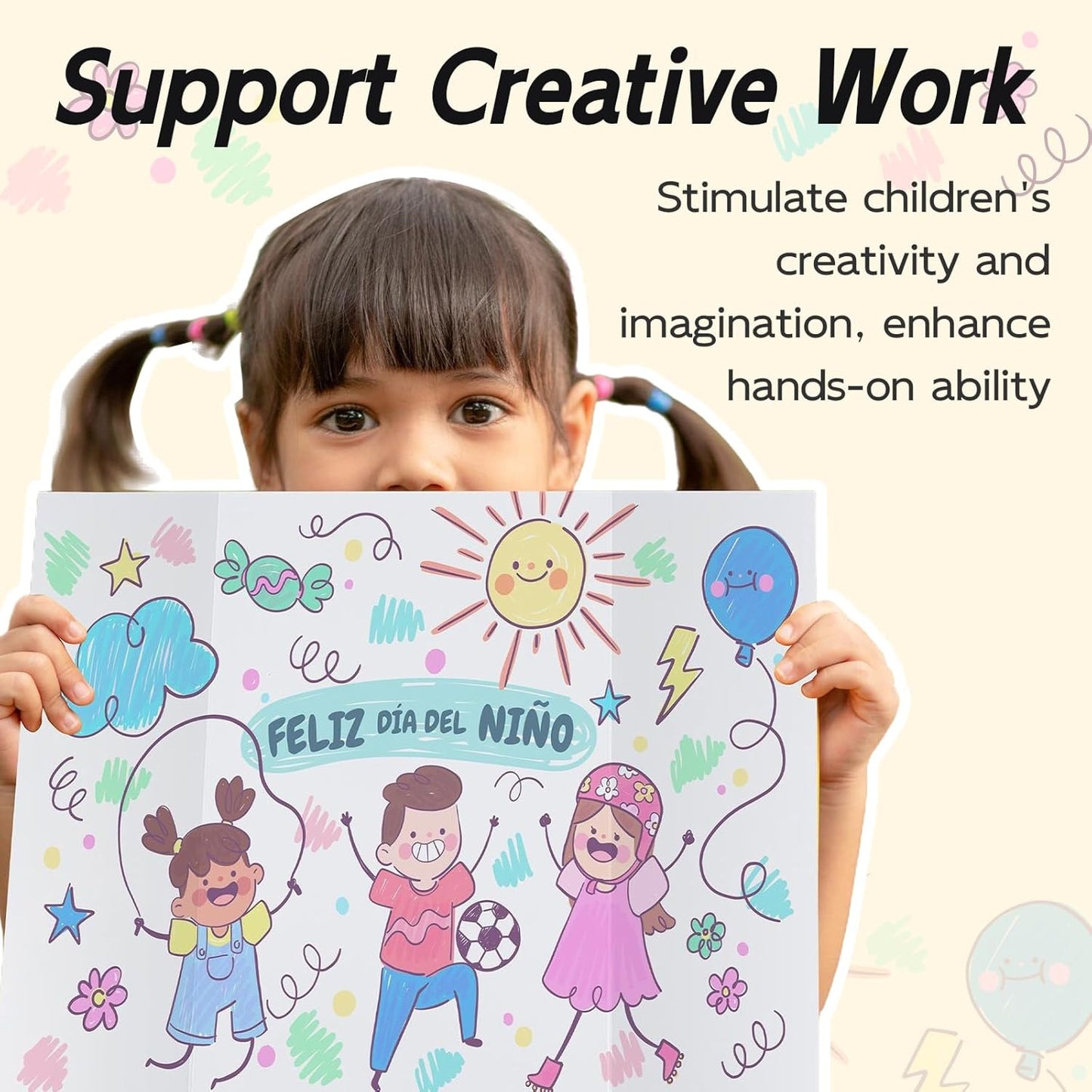 12 Pack Trifold Poster Board, 16x40 Inches White Presentation Board, Portable Display Board for Science Fair, School DIY Project and Business Exhibitions