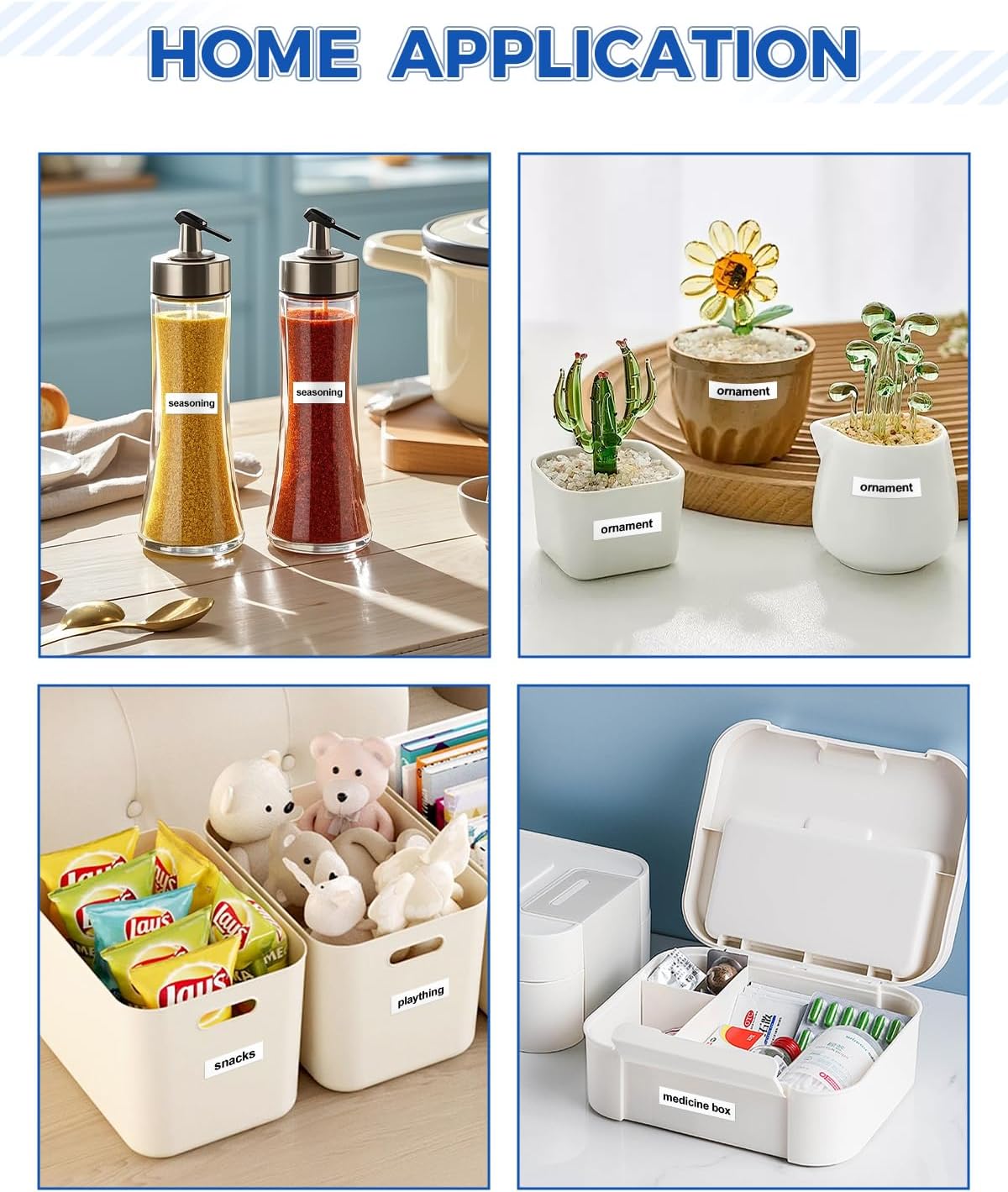 Tze241 18mm 0.7" Laminated White Tape Compatible for Brother Tze-241 Tz-241 P Touch Label Tape Tze Tz 18mm 3/4" Black on White for PTP410 PTD610BT PTD400 PTD600 PTD460BT Label Maker, 4-Pack