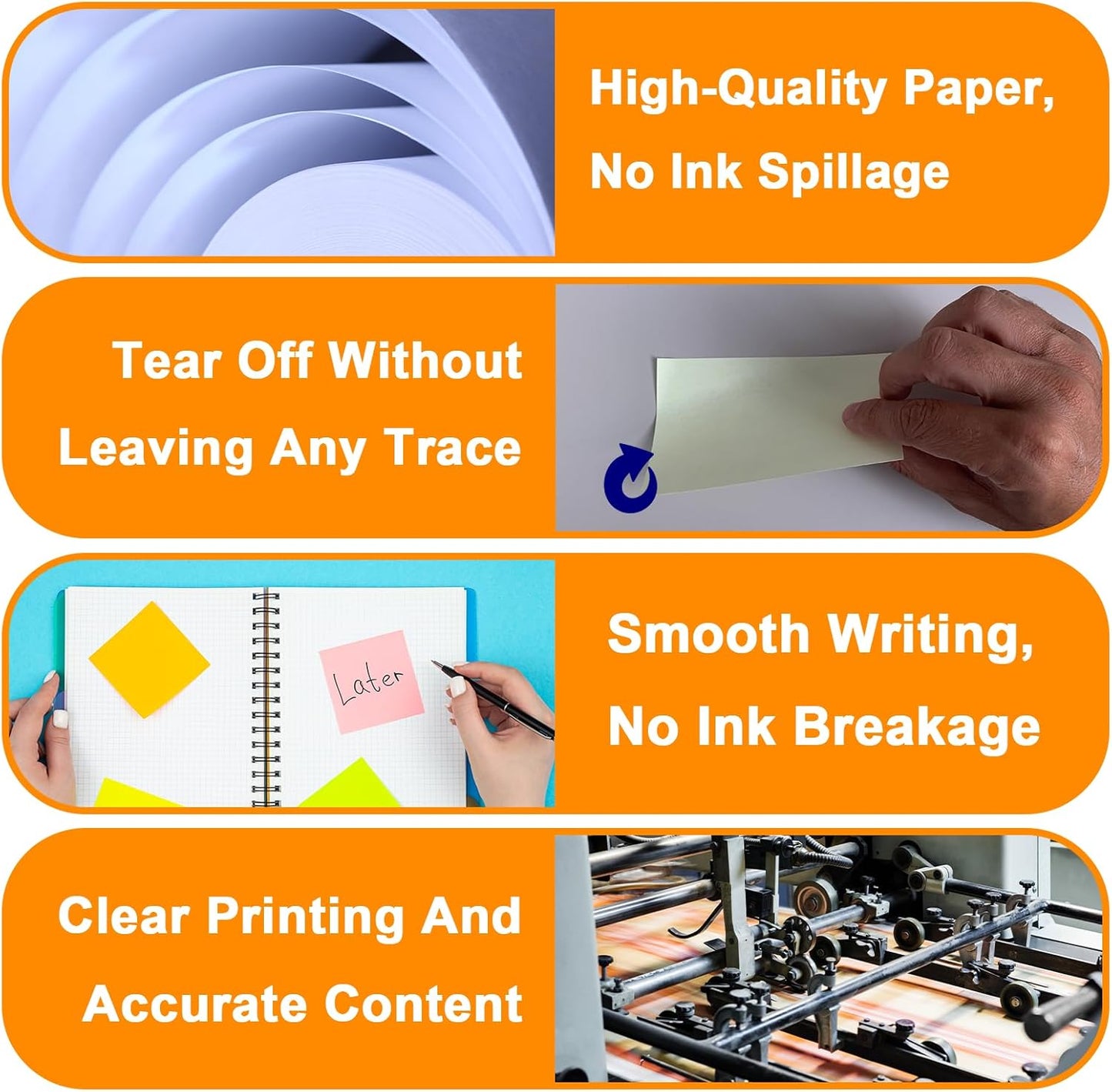 Bulk Personalized Sticky Notes 3"x3" – Custom Logo or Text Notepads, 50 Sheets per Pad, 2–100 Pack for Business Marketing, Office Supplies, Schools, Parties (Style 1)