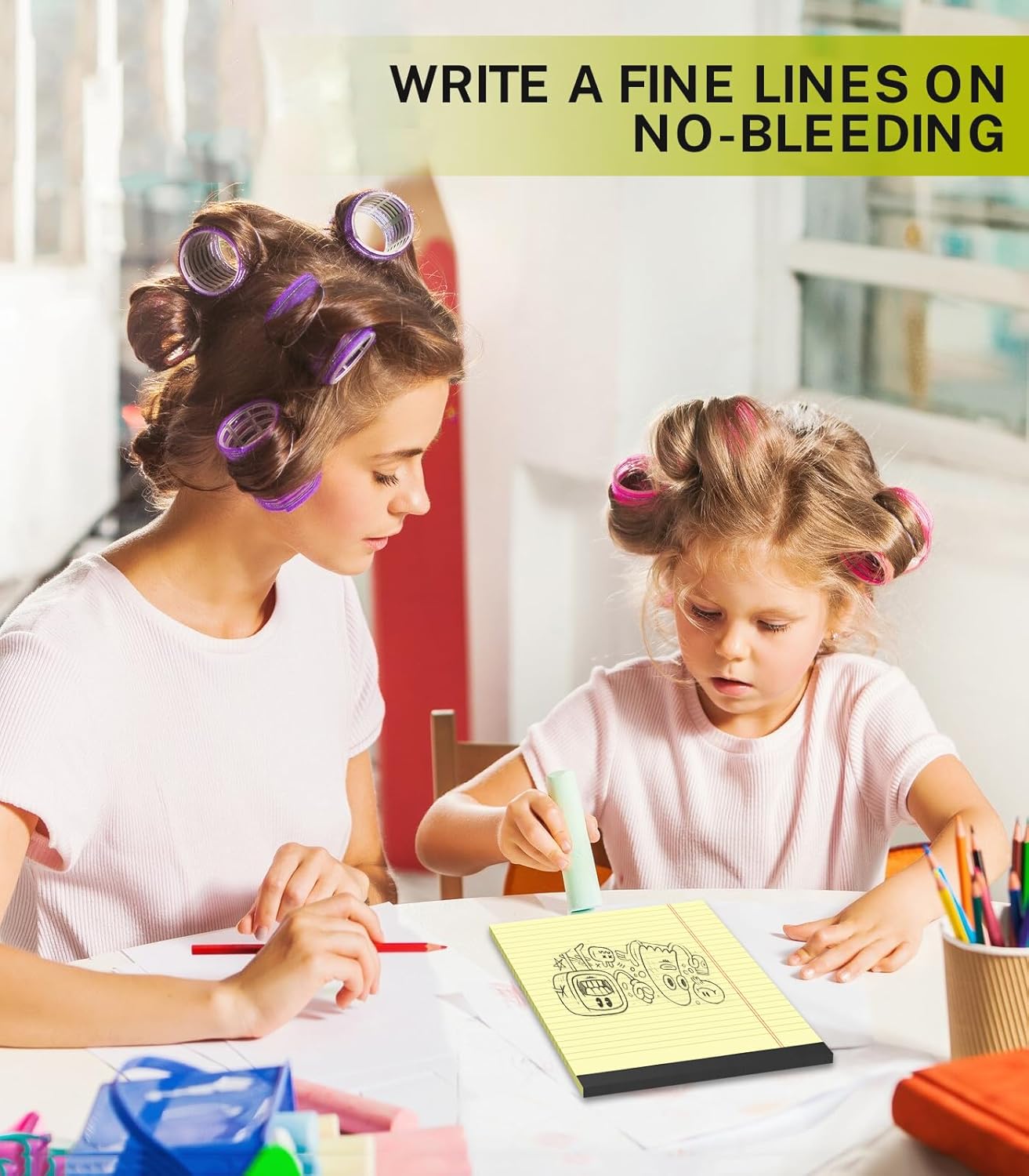 Note Pads 5x8, Narrow Ruled Legal Pad, Multicolor Small Notepads, 30 Sheet/notepad, 8 Pack Colored Legal Pads, Pink Legal Pad, Purple Notepad, Perforated Lined Note Pads for Study, Office, To-Do Lists