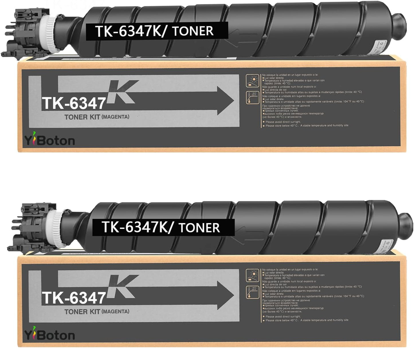 TK6347 TK-6347 Black Toner Cartridge Compatible for TK-6347 TK6347 Toner for Taskalfa 4004i 5004i 6004i 7004i Copystar CS 4004i CS 5004i CS 6004i CS 7004i Printer (2-Pack)