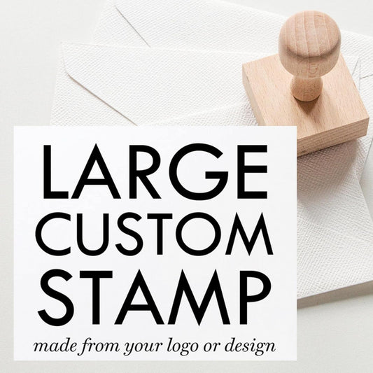 Custom Logo Text Stamp - Personalized Stamp Clearly Impressions on Various Surfaces Custom Stamp for Business Logo Branding or Crafting Needs