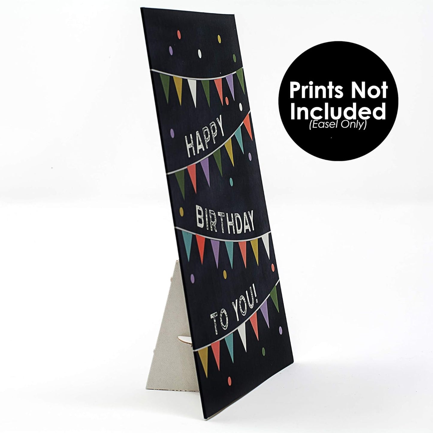 Golden State Art, 3 Inch Self Stick Easel Back, Cardboard Stand, Single Wing, Archival Quality, Display Posters Pictures Brochures, Easy and Fast Application (Pack of 50) White, Made in USA