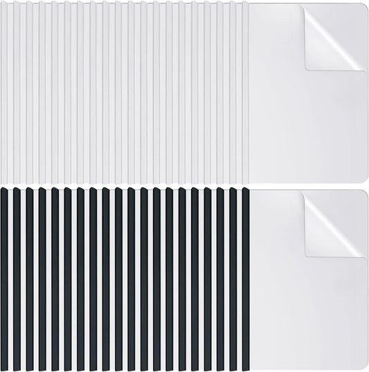 BBTO 100 Pcs Clear Report Covers with Sliding Bar for A4 Paper Resume Covers Presentation Folders File Document Binder for School Business, Letter Size 12 x 8.7 Inches(Black, White)