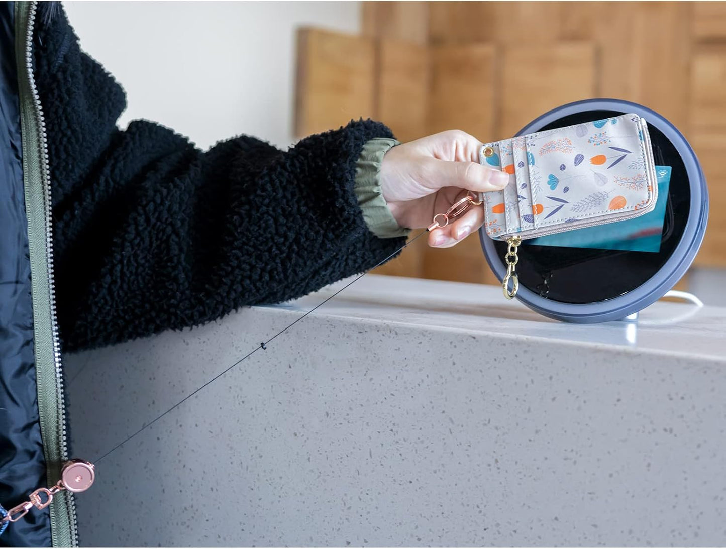 bolimoss 3 Pack Retractable Keychain, Retractable Badge Holder, Badge Reel for Id Card Holders, Id Card Holder （Silver,Rose Gold,Gold