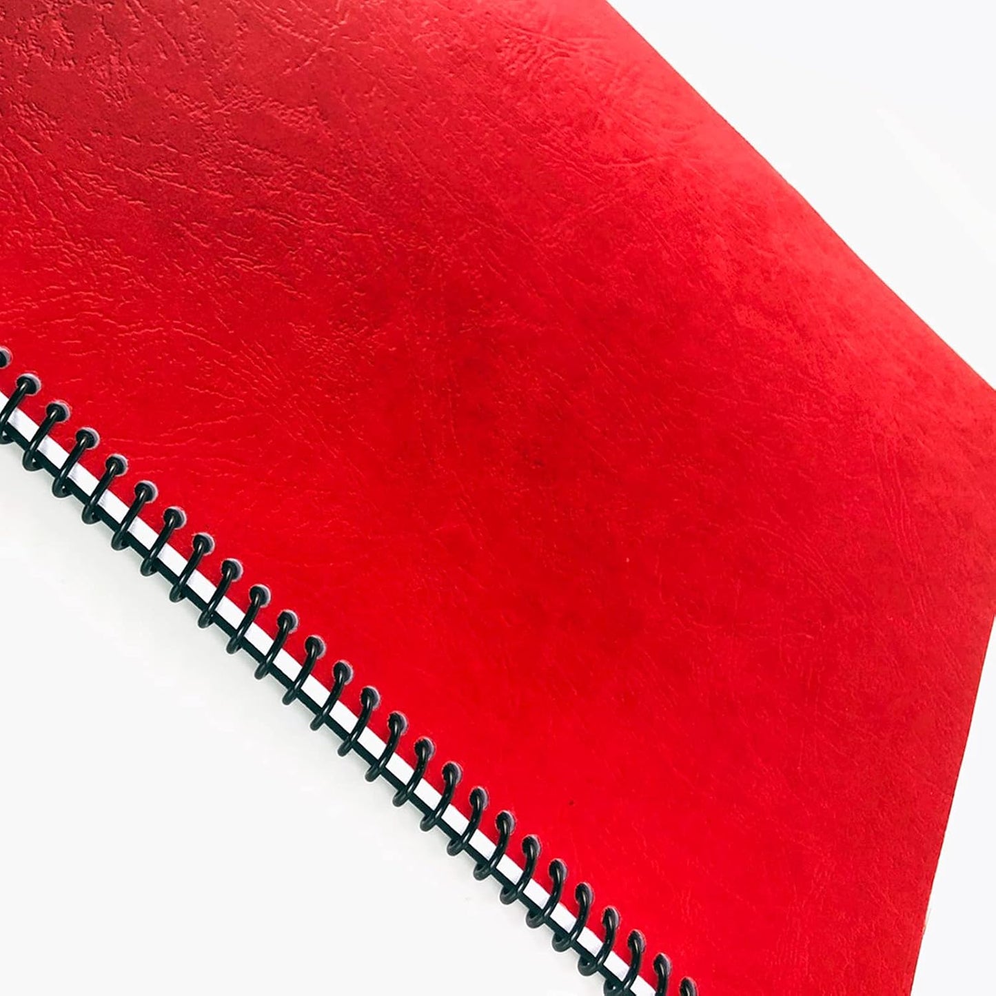 TOTiyea 100 Pack Plastic Spiral Binding Coils,8mm(5/16") Binding Spirals,40 Sheet Capacity,4:1 Pitch, Black