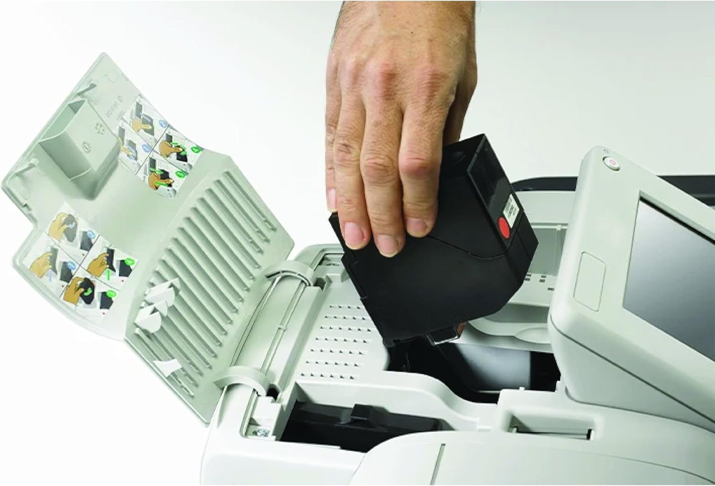 Quadient Ink Cartridge IXINK357 for Quadient Postage Machine iX-3, iX-5, iX-7, iX-7PRO Series, 17000 Yields, USPS-Approved Red Ink by American Mailing Solutions Inc.