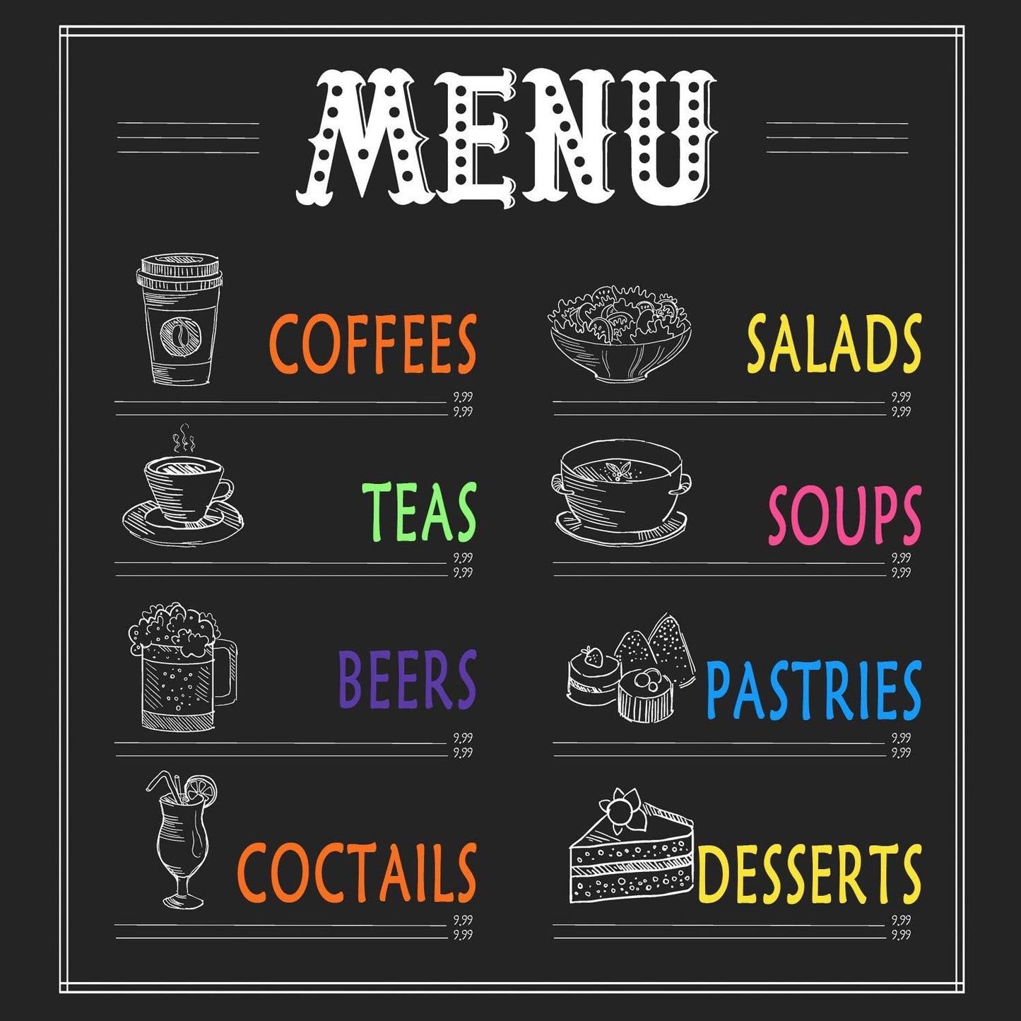 Outus 24 Pieces Neon Markers for Light up LED Board Dual Sided Neon Pens Christmas Stocking Stuffers Colorful Marker Pens Art Supplies for Create Doodle Write Draw Art Crafts