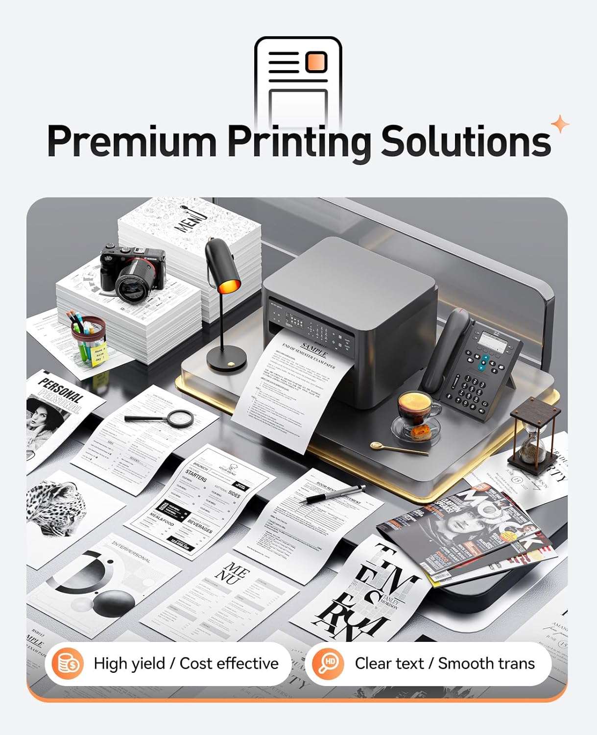 80A Black Toner Cartridge 2-Pack High Yield Replacement for HP 80A CF280A 80X CF280X Compatible for HP Laserjet Pro 400 MFP M425dn M425dw M401dn M401dne M401dw M401n 400 M401 M425 Series Printer Ink