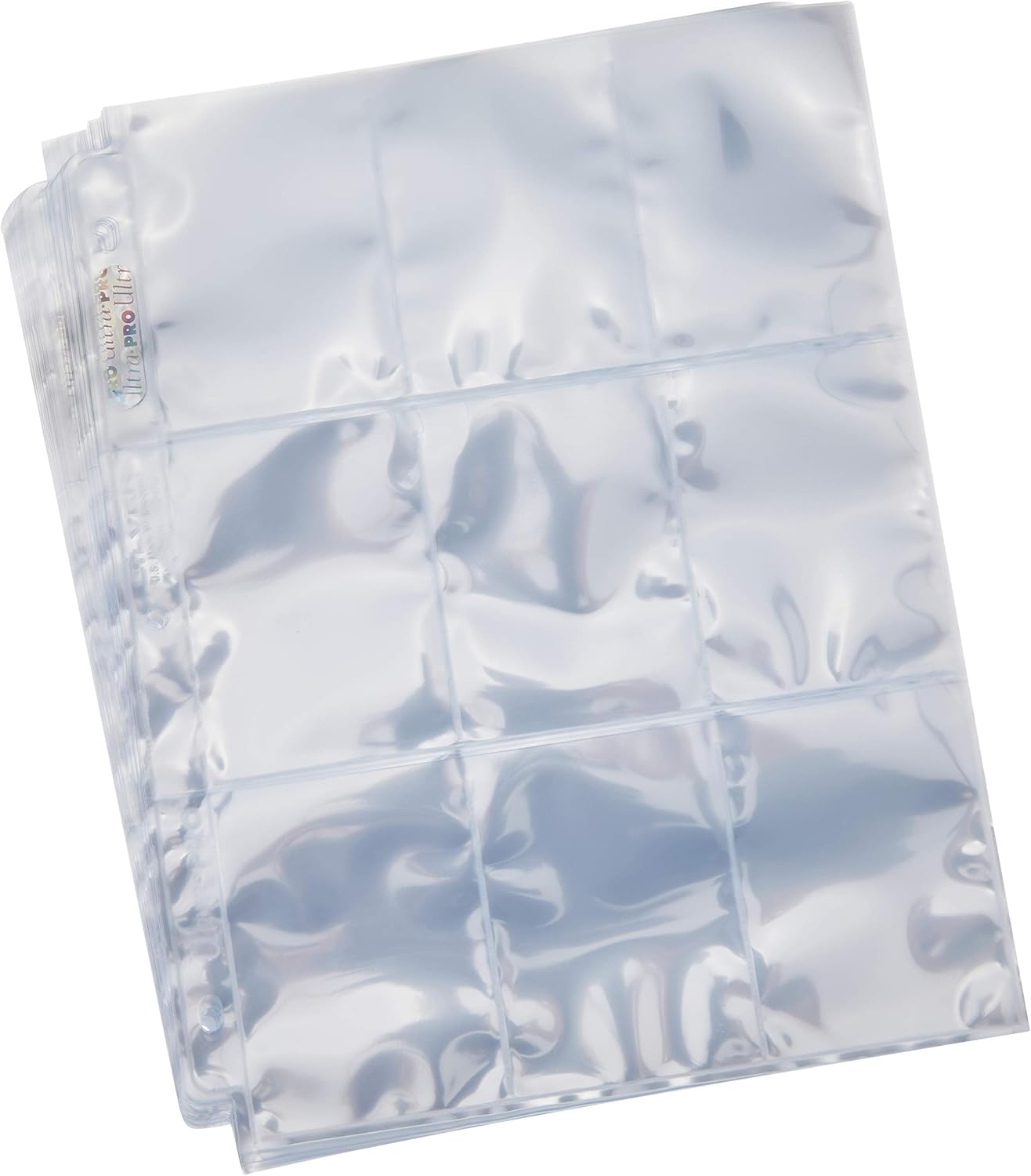 Ultra Pro 9-Pocket Silver Series Page Protector for Standard Size Cards (50ct)