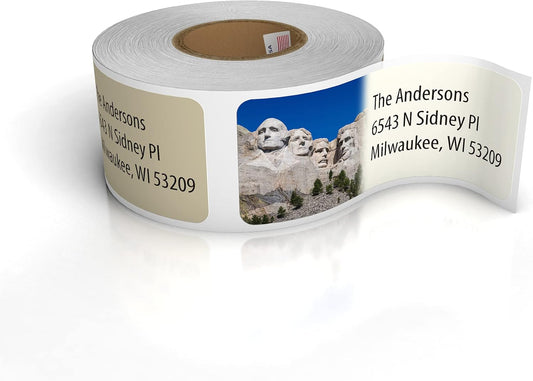 Customized Personalized Address Labels - Made in The USA by Kenco (250 Labels, All American)