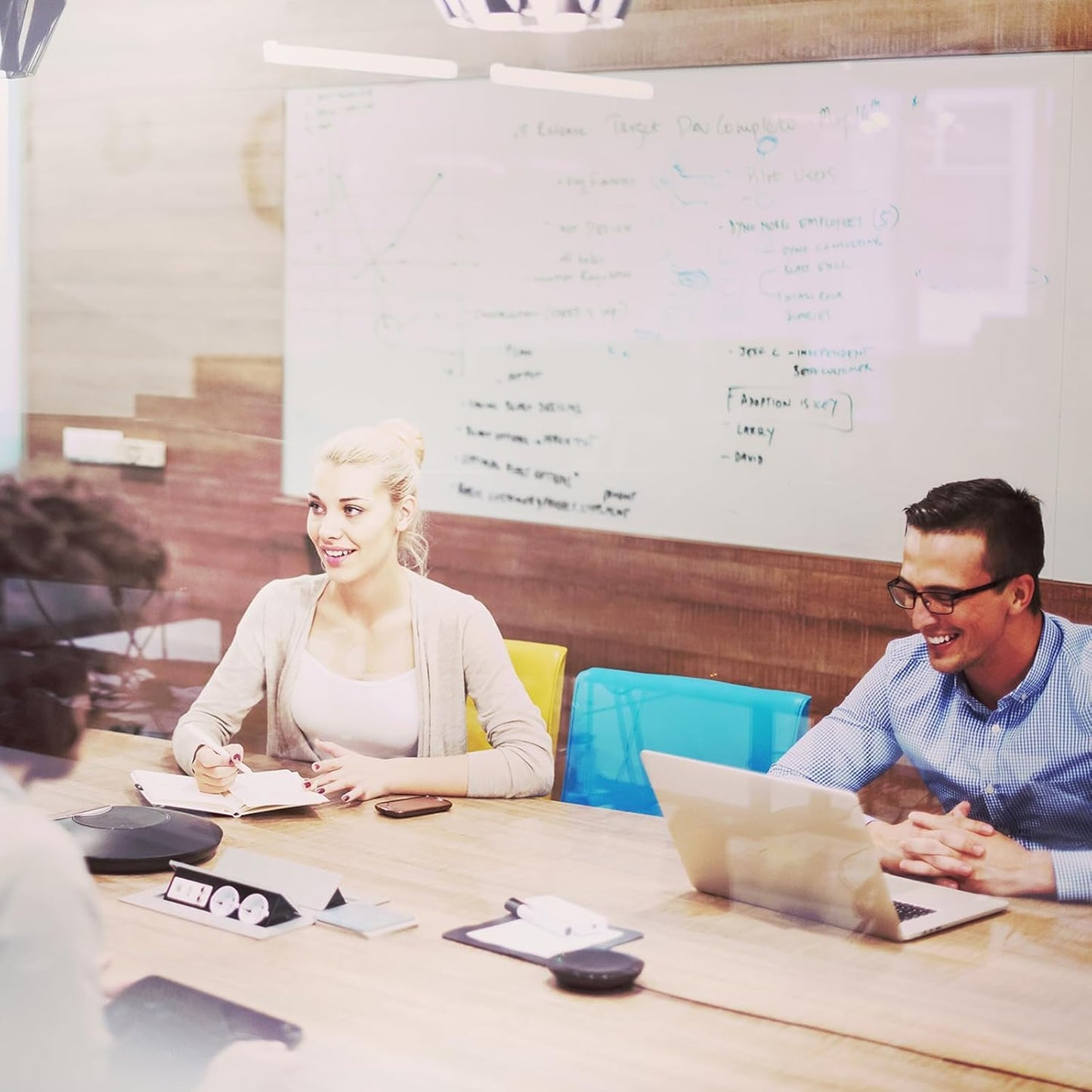 White Board Adhesive Contact Paper, 60" x 40" Stick on Magnetic Whiteboard Roll, Dry Erase Board for Wall, Easy to Write and Clean Magnetic Board for Kids, Office, Home, with Marker, Eraser