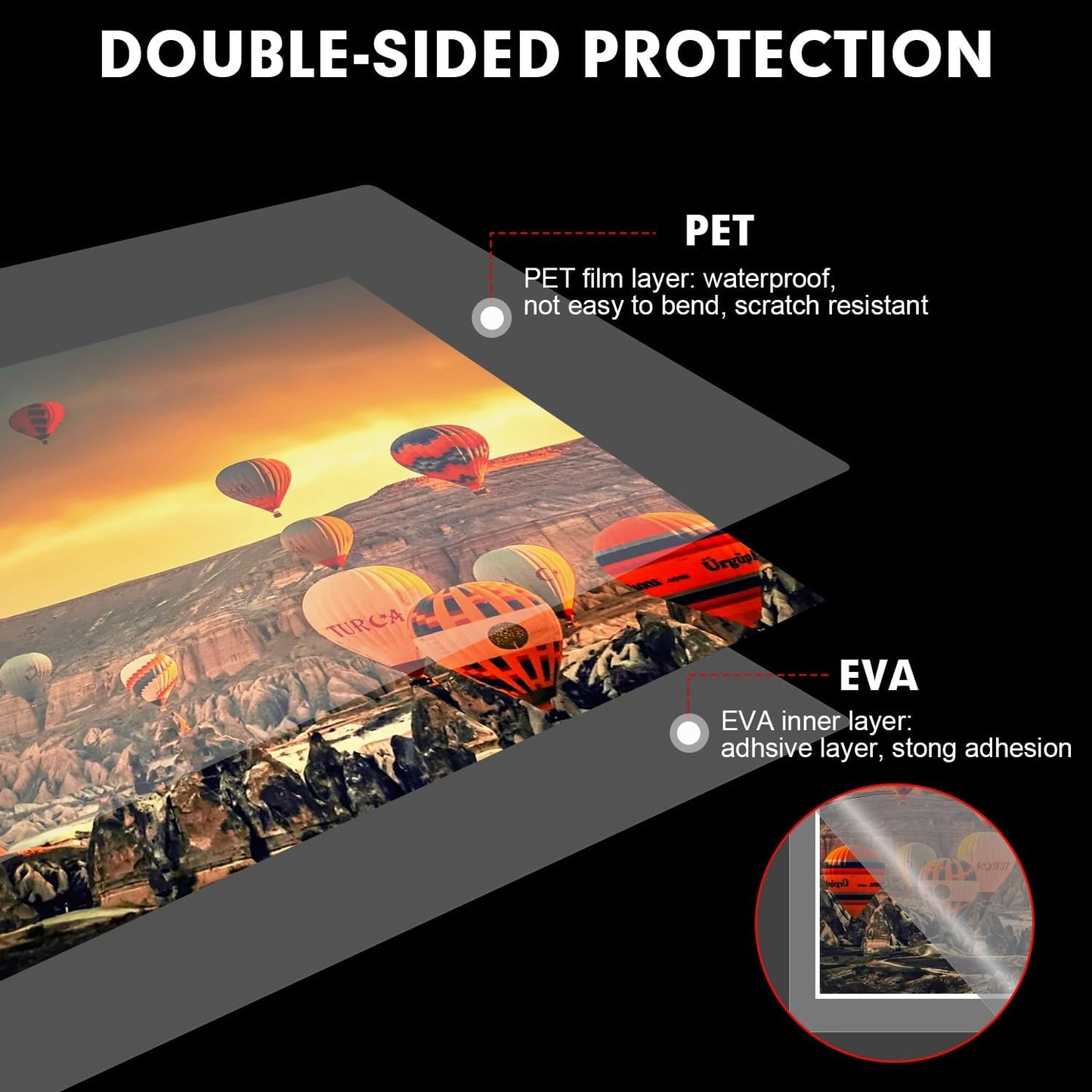 Laminating Sheets, 600 Pack Clear Thermal Laminating Plastic Paper Laminator Sheets, 9 x 11.5-Inch, 3mil, Ideal Office or School Supplies