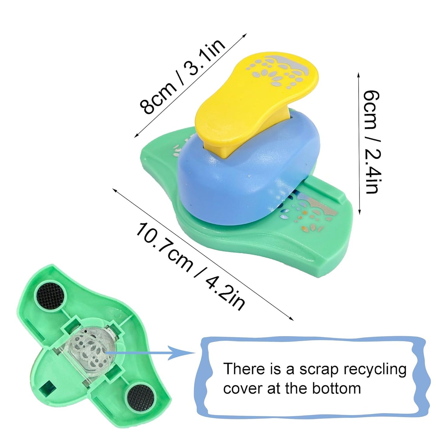 MIAO JIN Leaf lace Craft Punch Hemming Edge Paper Punch Hand Scrapbooking Fancy Border Punch Hole DIY Art scrapbooks, Gift Cards, Wedding Cards, Decorations