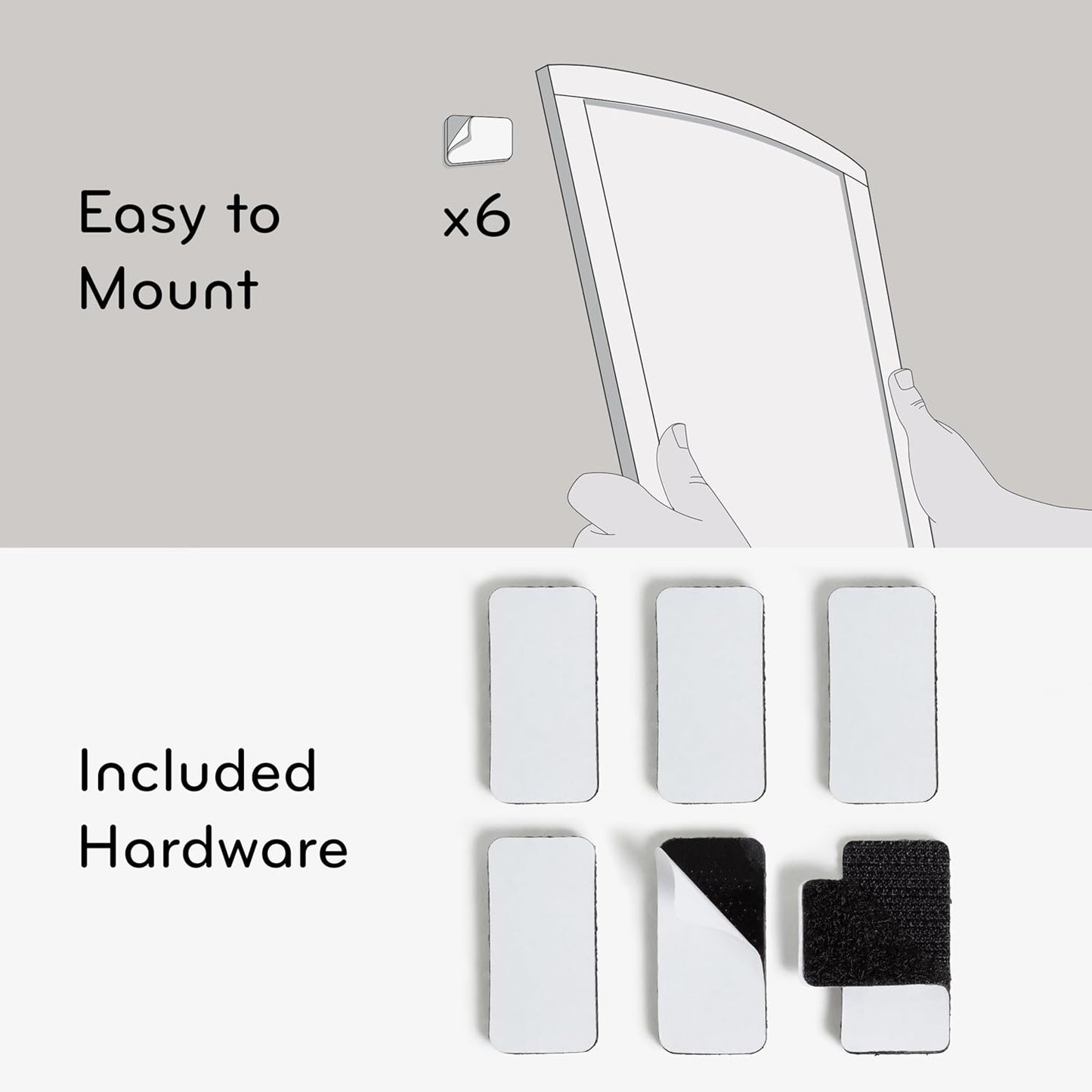 U Brands Magnetic Dry Erase 3-in-1 Calendar White Board, 16" x 20", Black and Gray Frame