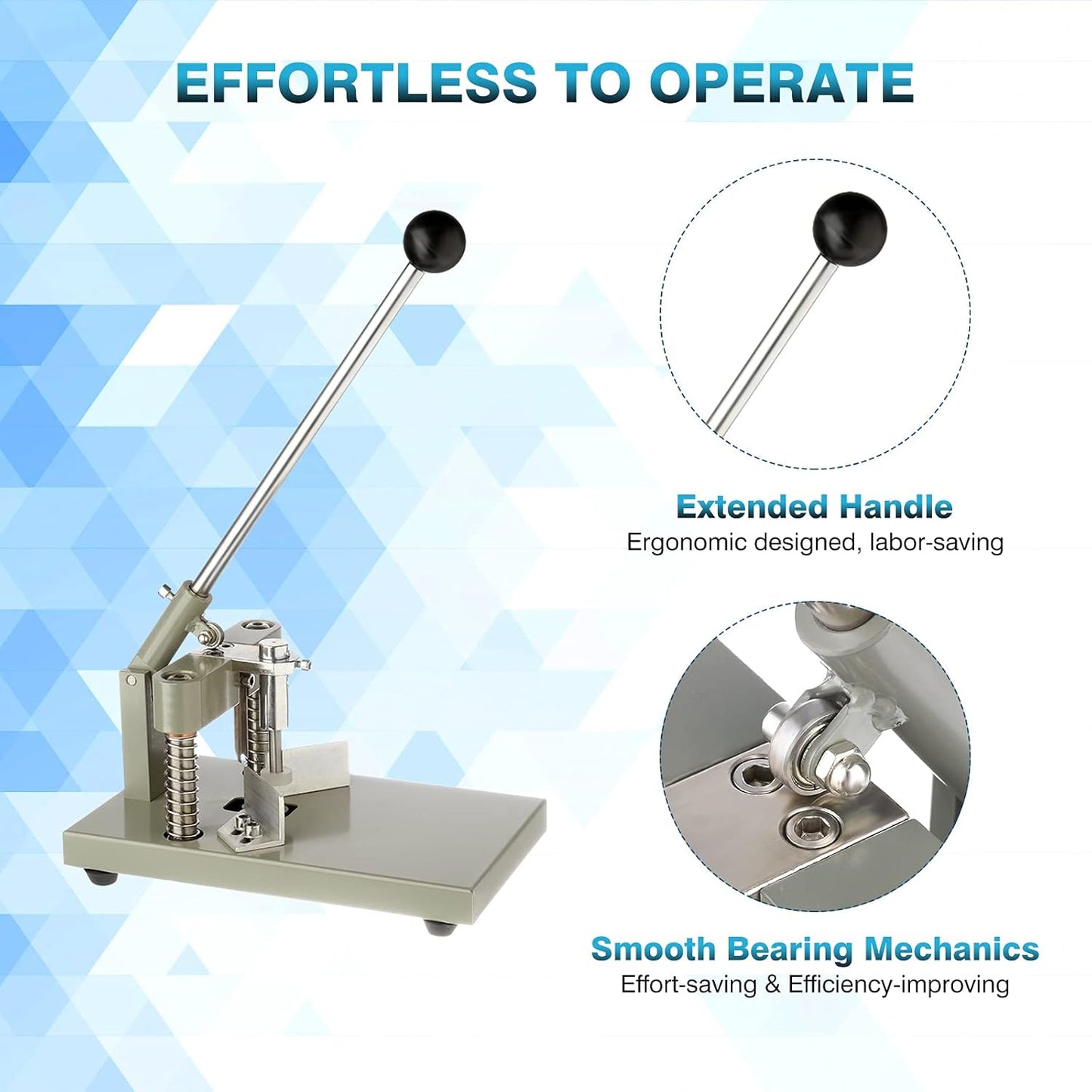 IRONWALLS Corner Rounder Cutter Machine, R6mm R10mm 1.2”/ 30mm Thickness Heavy Duty Paper Corner Cutter Punch with Paper Holding Device, Steel Metal Commercial Corner Punch for Office Business