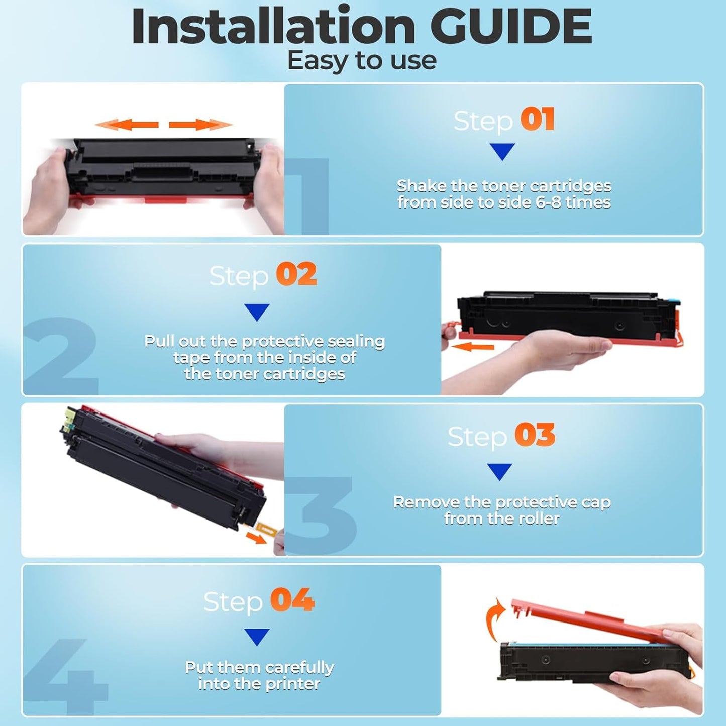 215A Toner Cartridges M183fw for HP 215A Toner cartridges 4 Pack, M183fw M182 M155 Toner cartridges, HP215A Toner 215 for HP Color Laser Jet Pro MFP M183fw M183fdw M182 M182n M182nw M155 M155a M155dw