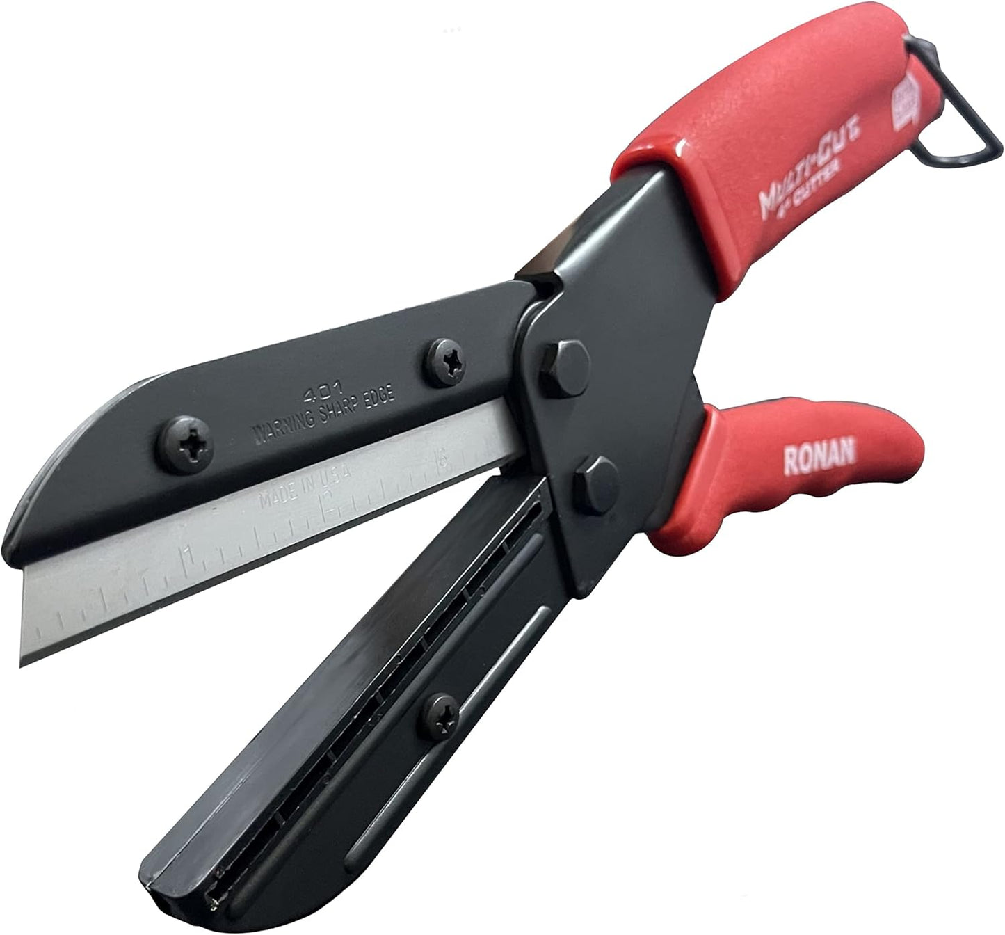 Ronan Multi-Cut 401 Cutting Tool - Wood, Box, Branch, Plant, Plastic, Rope, Leather, Linoleum, Rubber Cutter, DIY Utility All Purpose Multi-Cutting Device