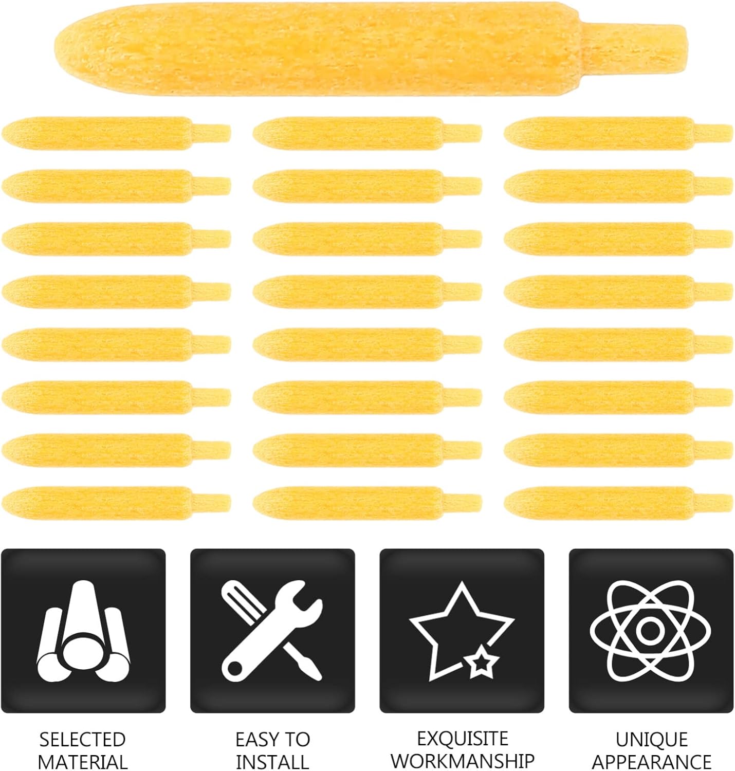 Kisangel 25Pcs Paint Marker Nibs Replacement Painting Pens Tips Permanent Marker Pen Points for Writing Stuff Devices